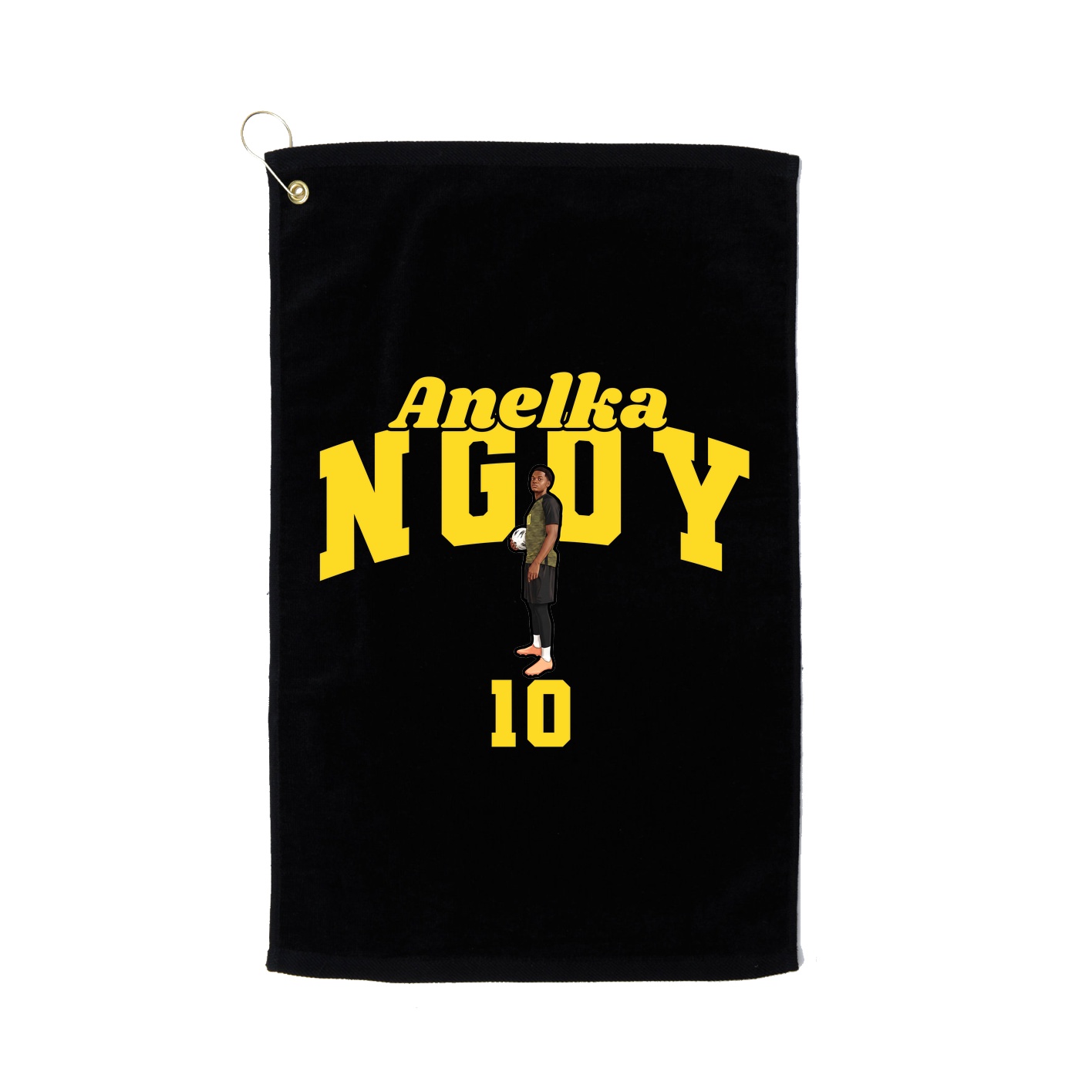 Golf Towel — Signature Arch in Black