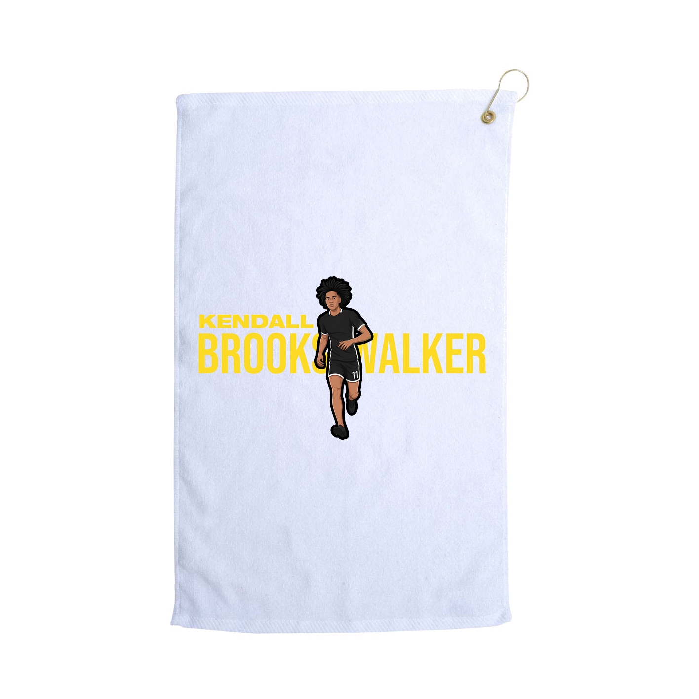Golf Towel — Player Name in White