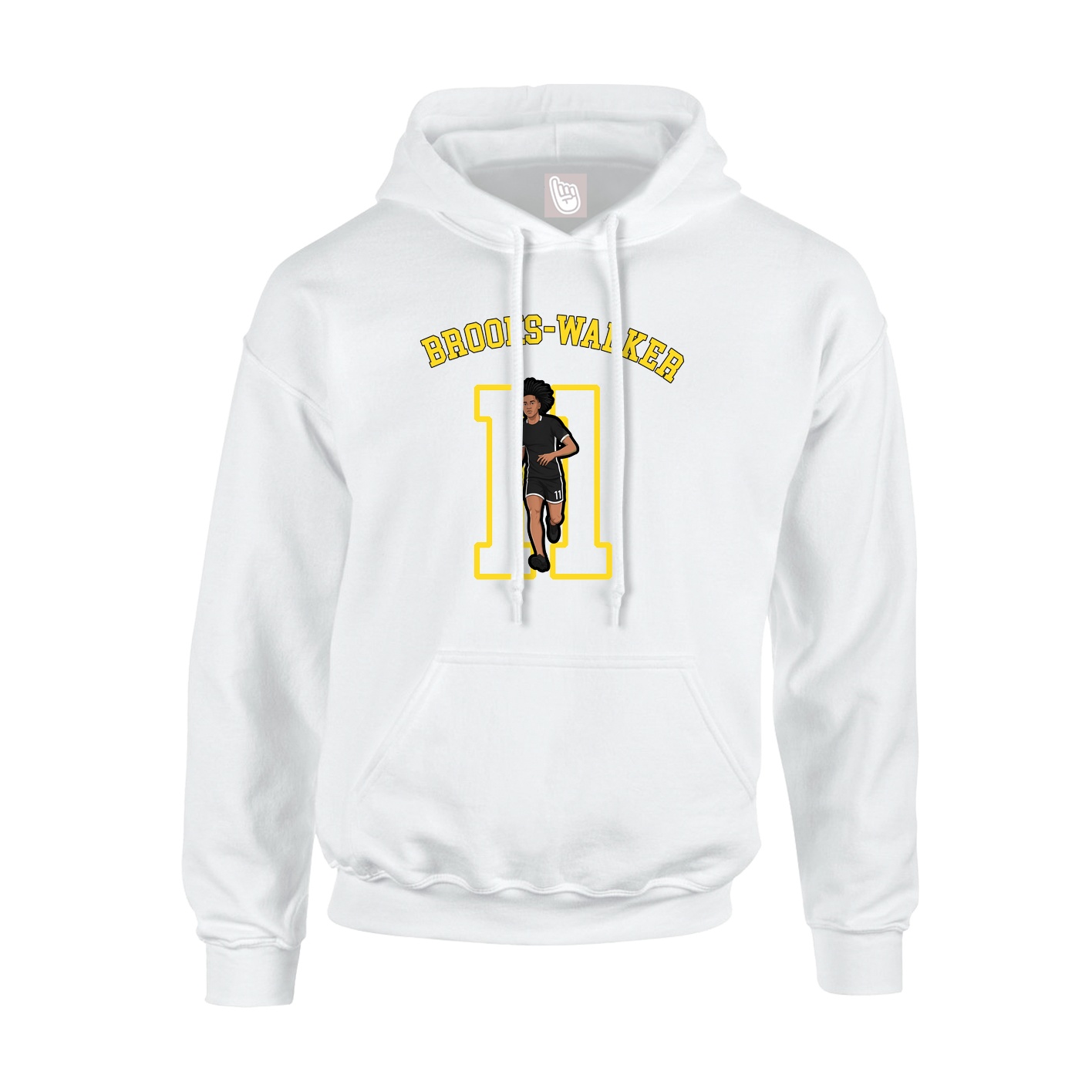 Youth Hoodie — Shirsey Arch in White