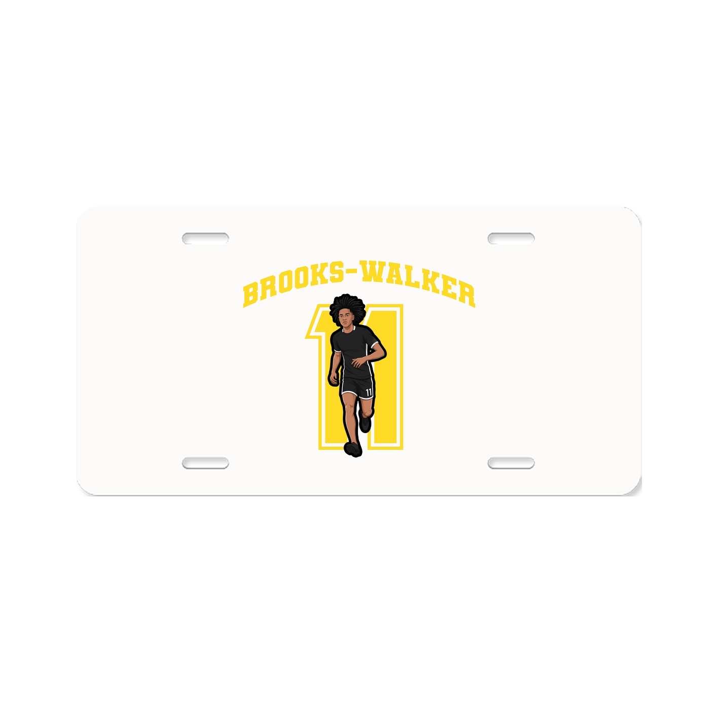 License Plate — Number in Classic