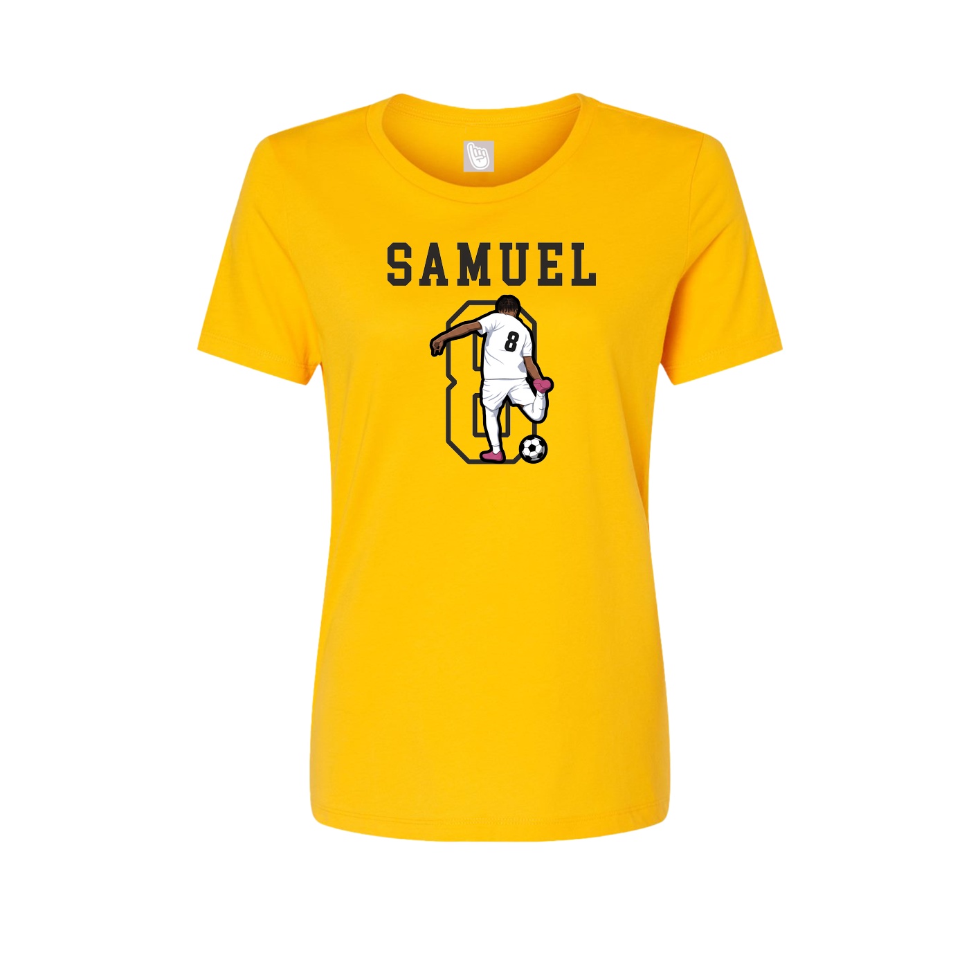 Fitted Women's Tee — Shirsey in Gold