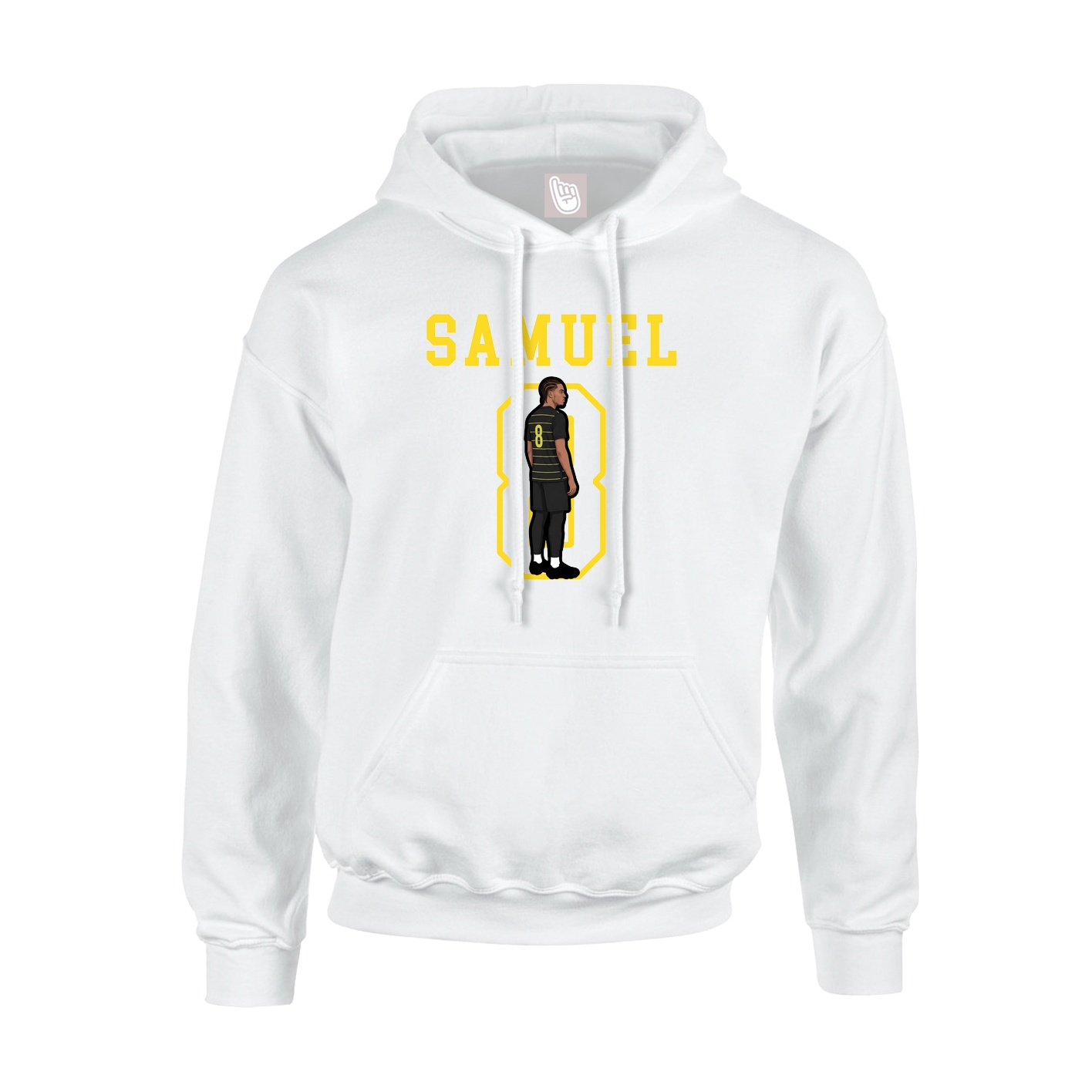 Hoodie — Shirsey in White