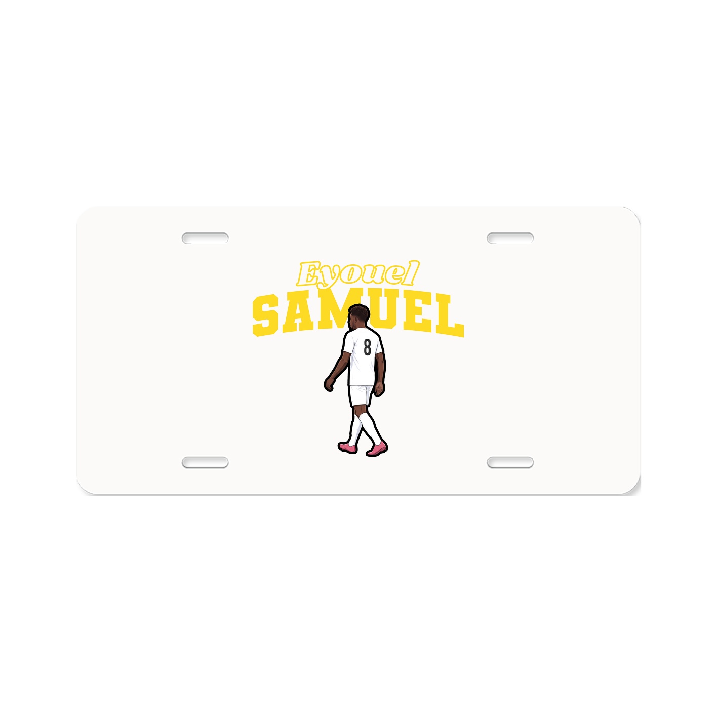 License Plate — Name Arch in Classic