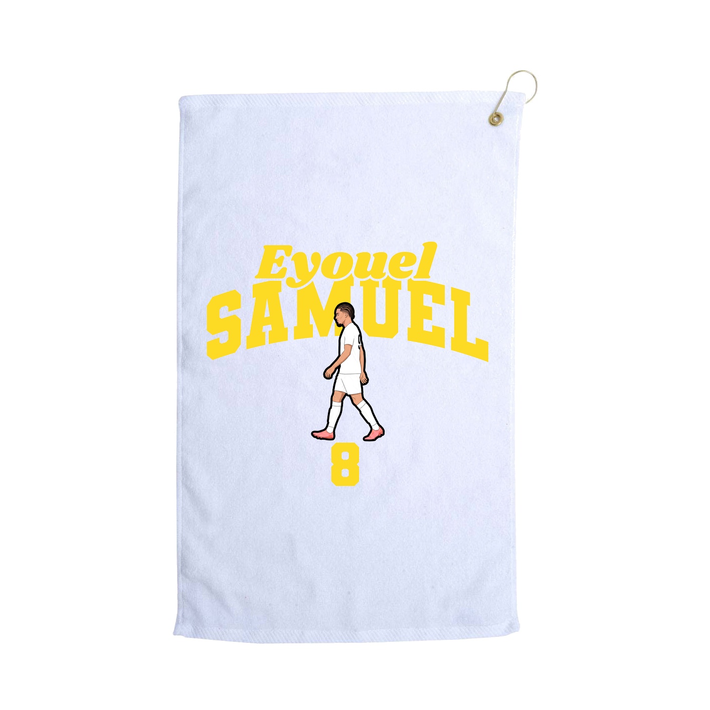 Golf Towel — Signature Arch in White