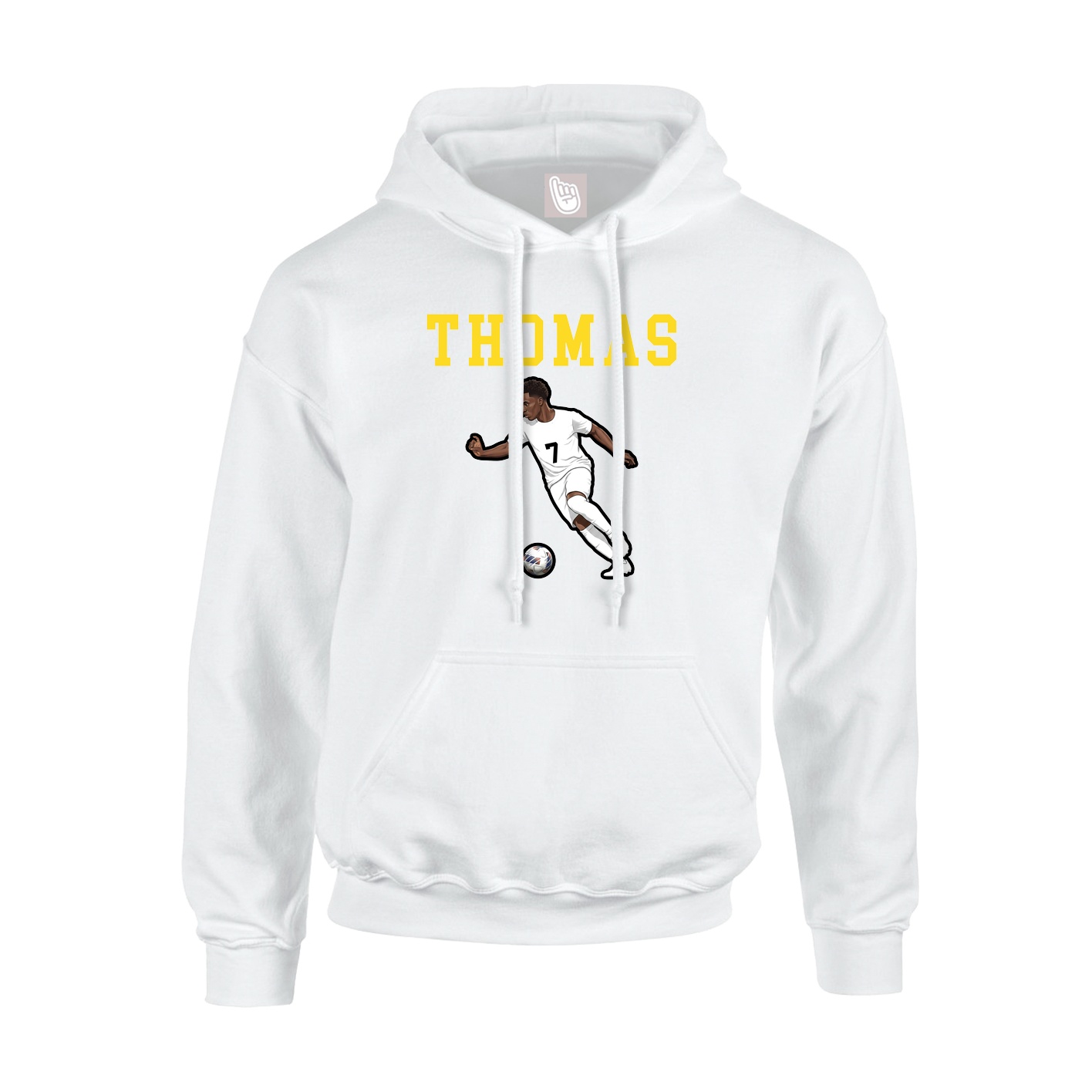 Youth Hoodie — Shirsey in White