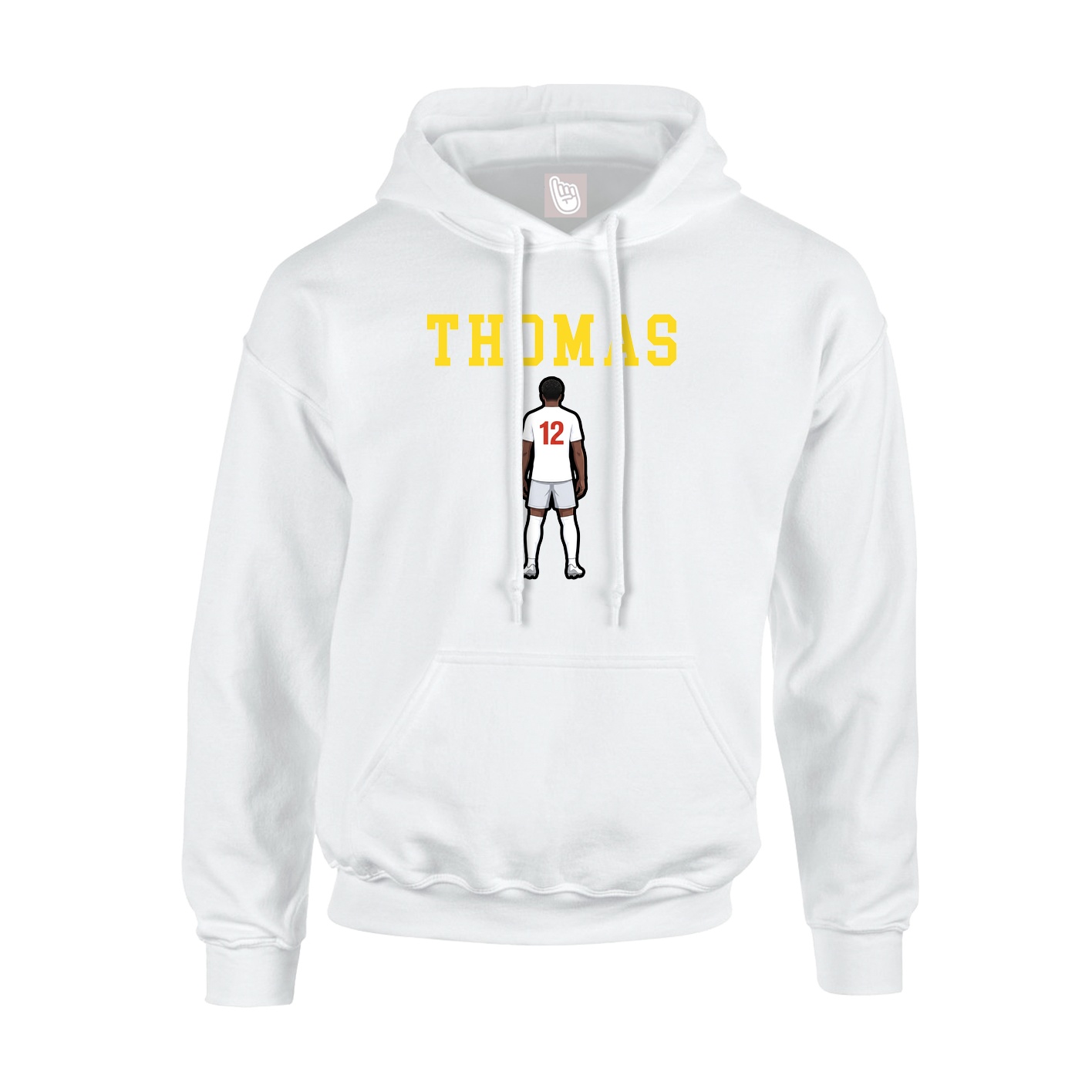 Hoodie — Shirsey in White