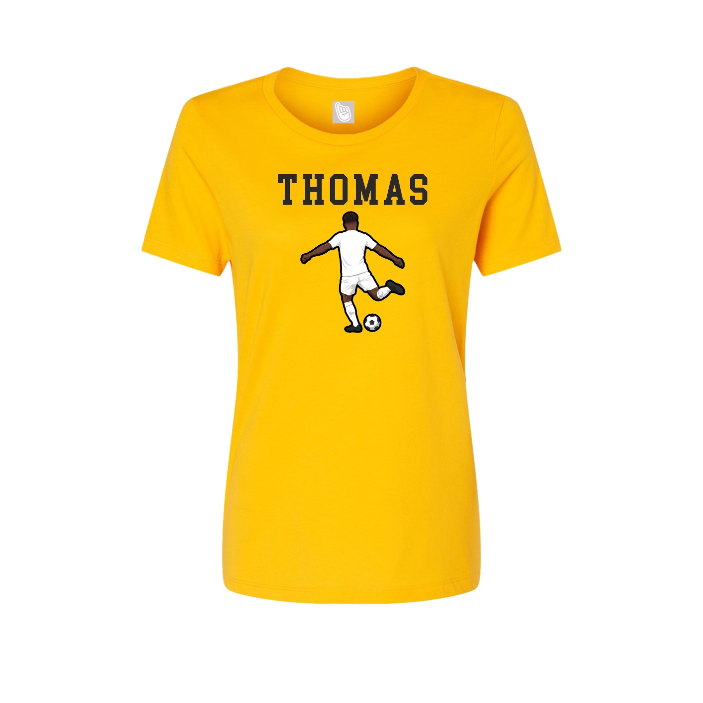 Fitted Women's Tee — Shirsey in Gold