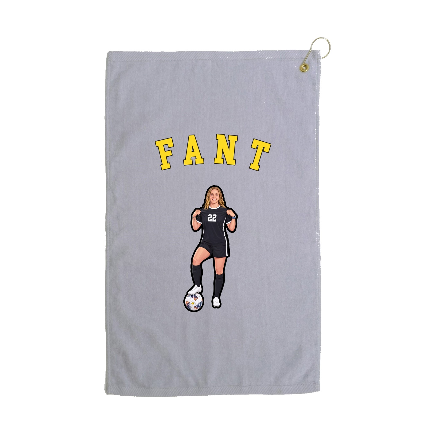 Golf Towel — Shirsey Arch in Grey