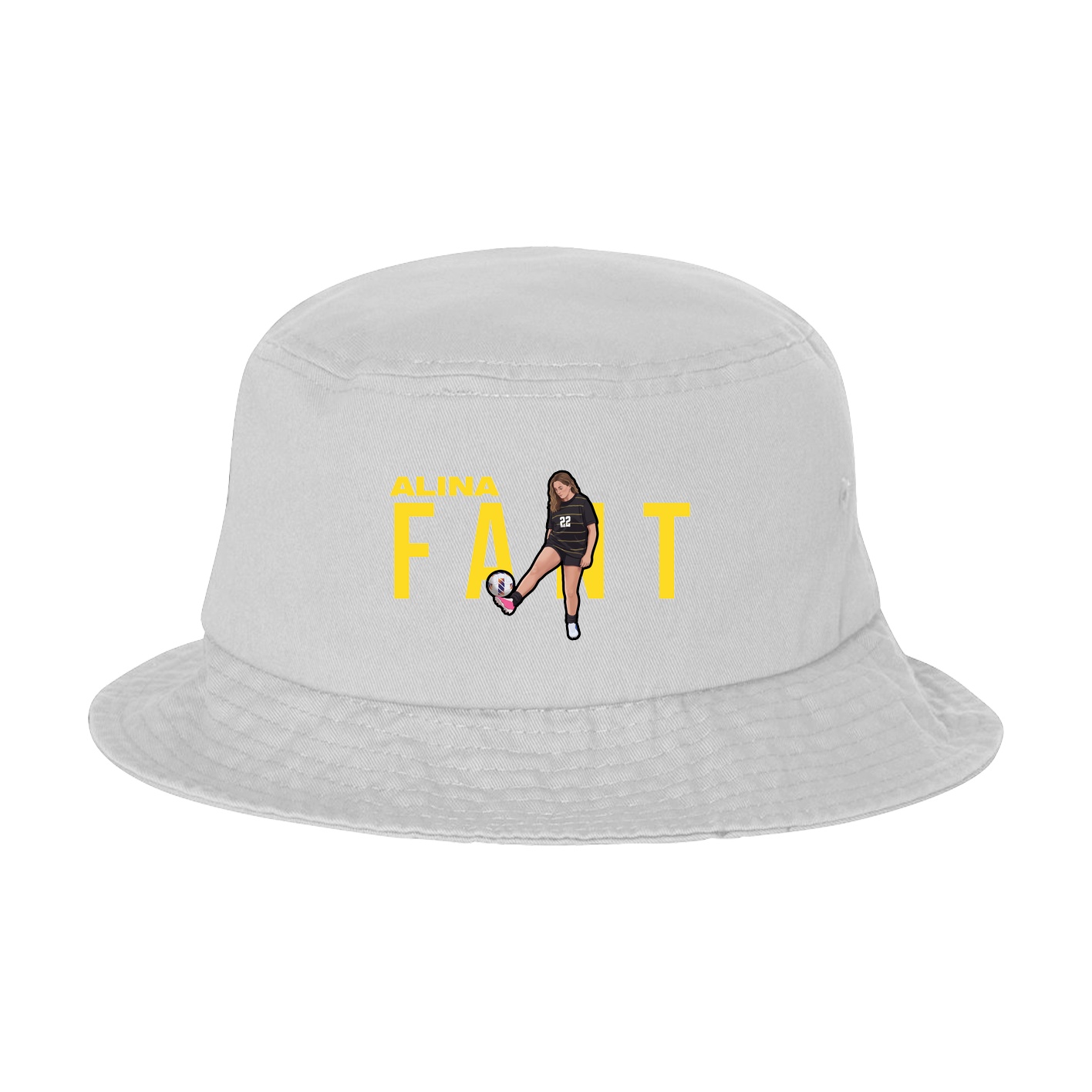 Bucket Cap — Player Name in White