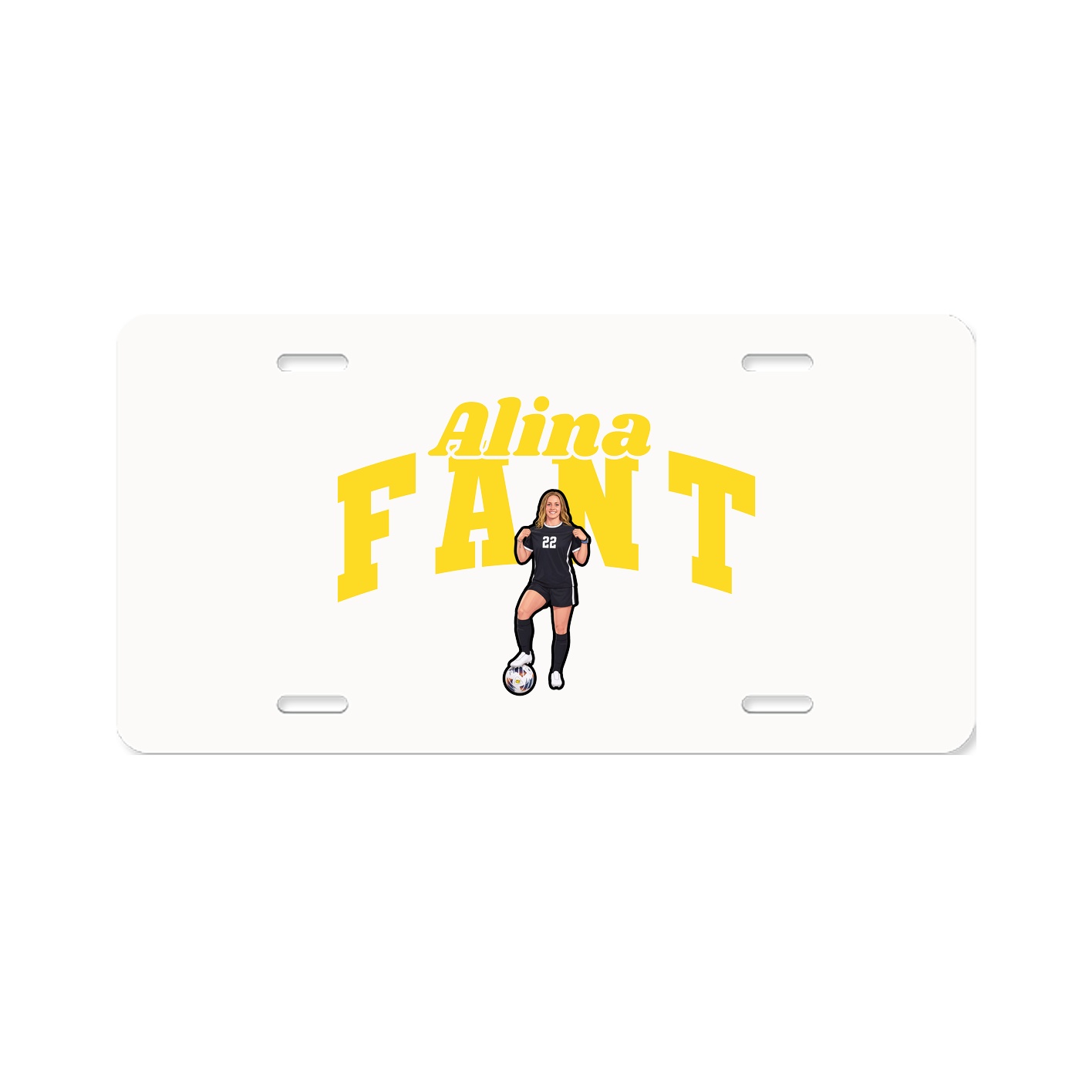 License Plate — Signature Arch in Classic