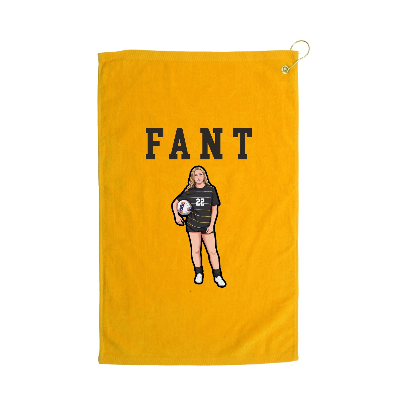 Golf Towel — Shirsey in Gold