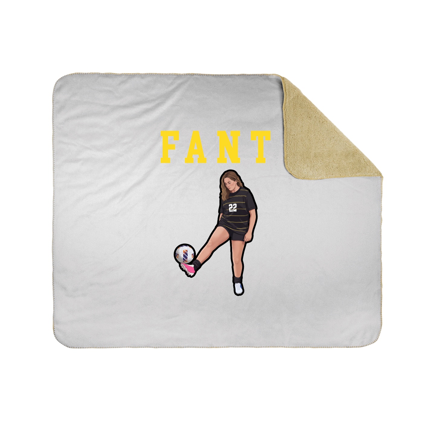 Throw Blanket — Shirsey in White