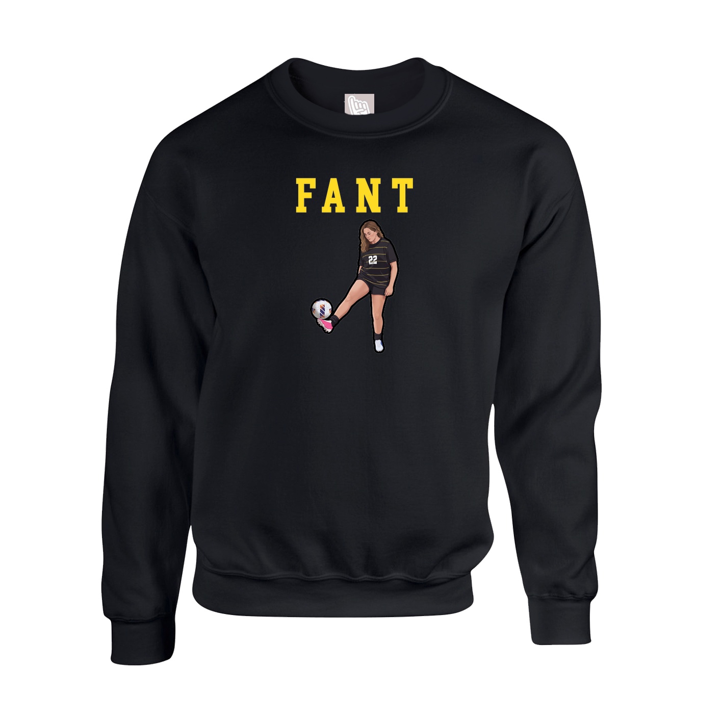 Fleece Crew — Shirsey in Black
