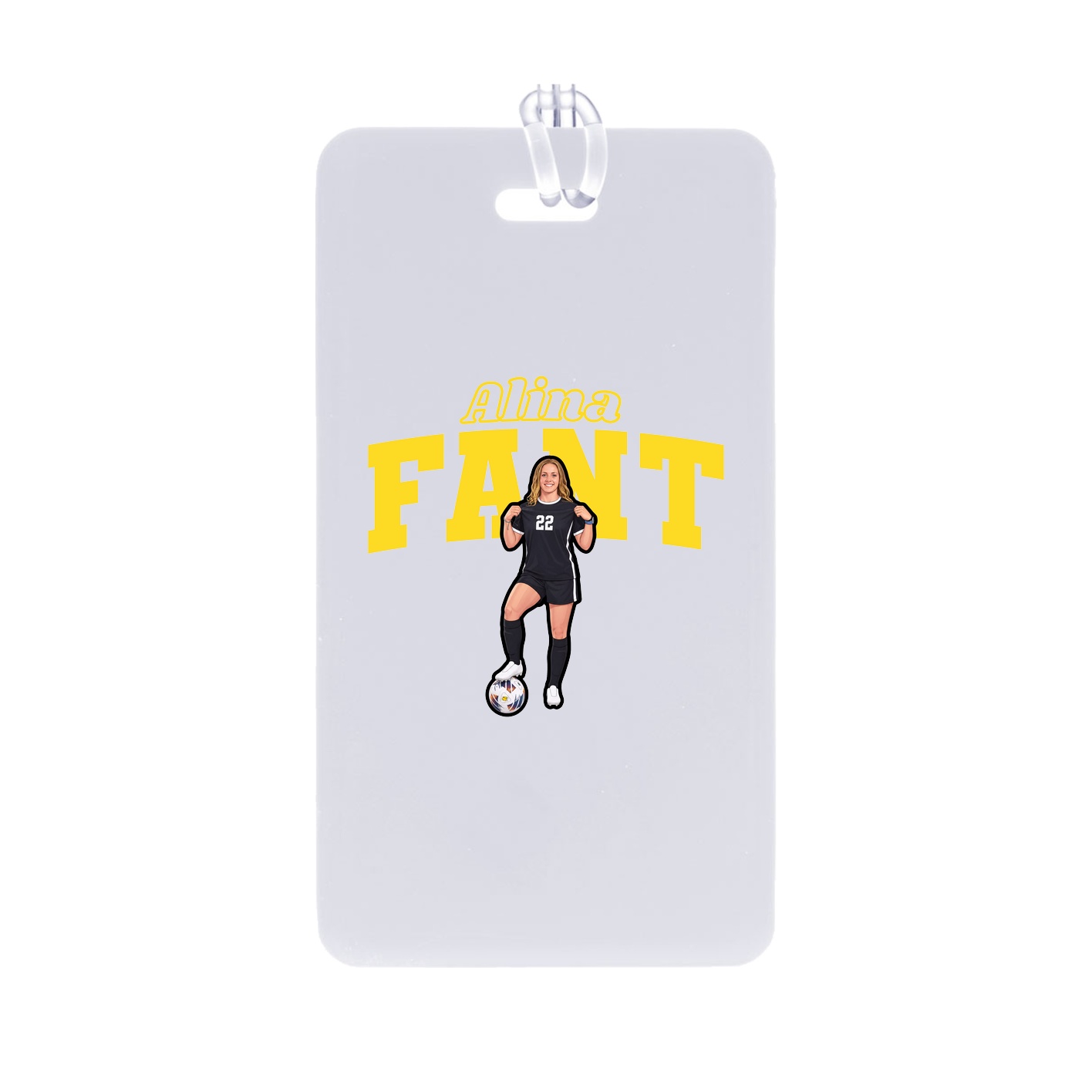 Bag Tag — Name Arch in Classic