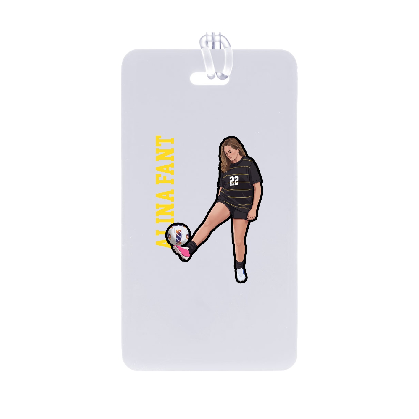 Bag Tag — Name Vertical in Classic