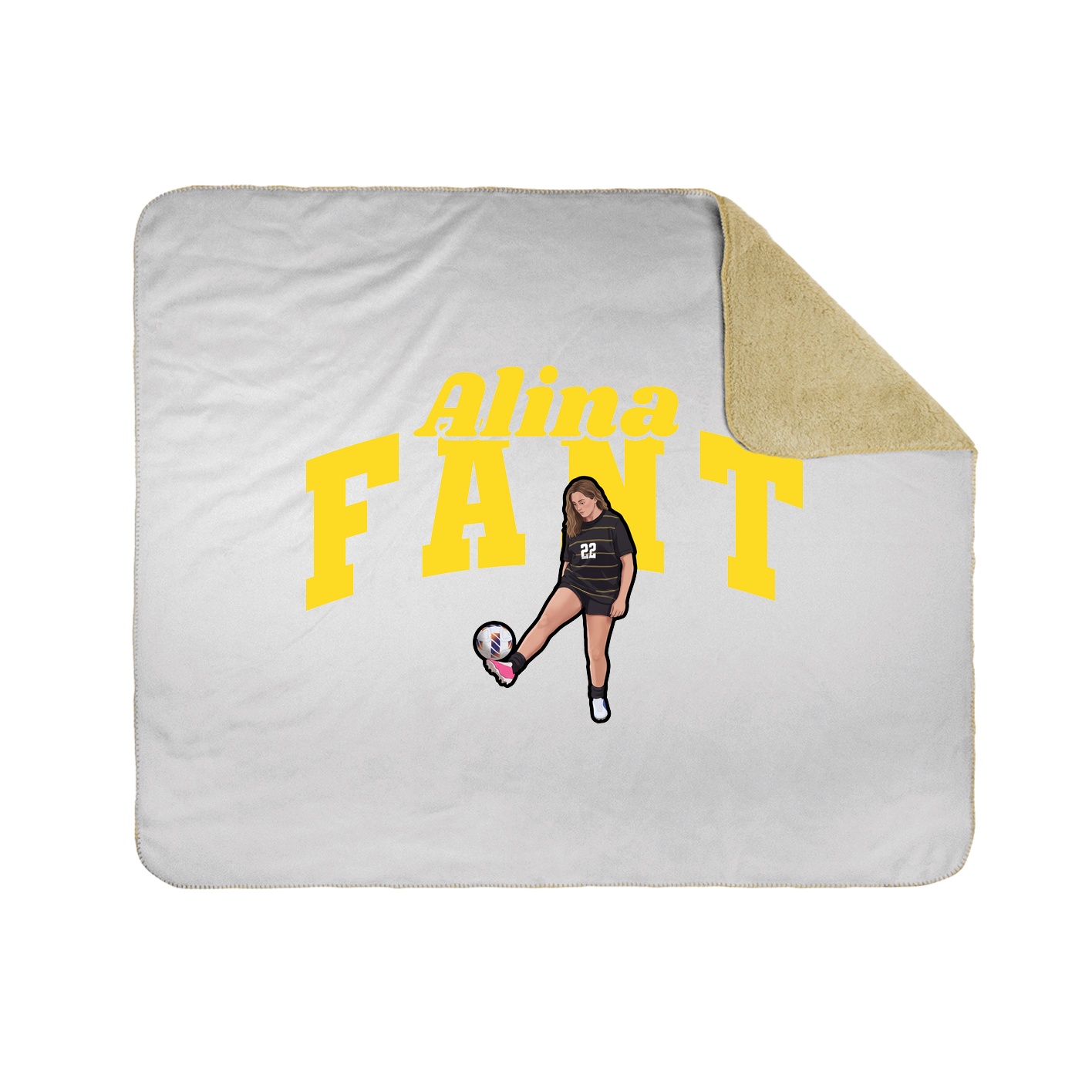 Throw Blanket — Signature Arch in White