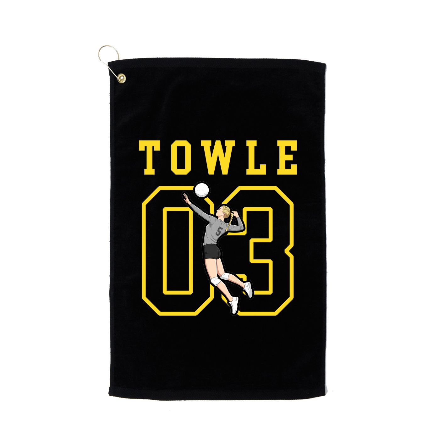Golf Towel — Shirsey in Black