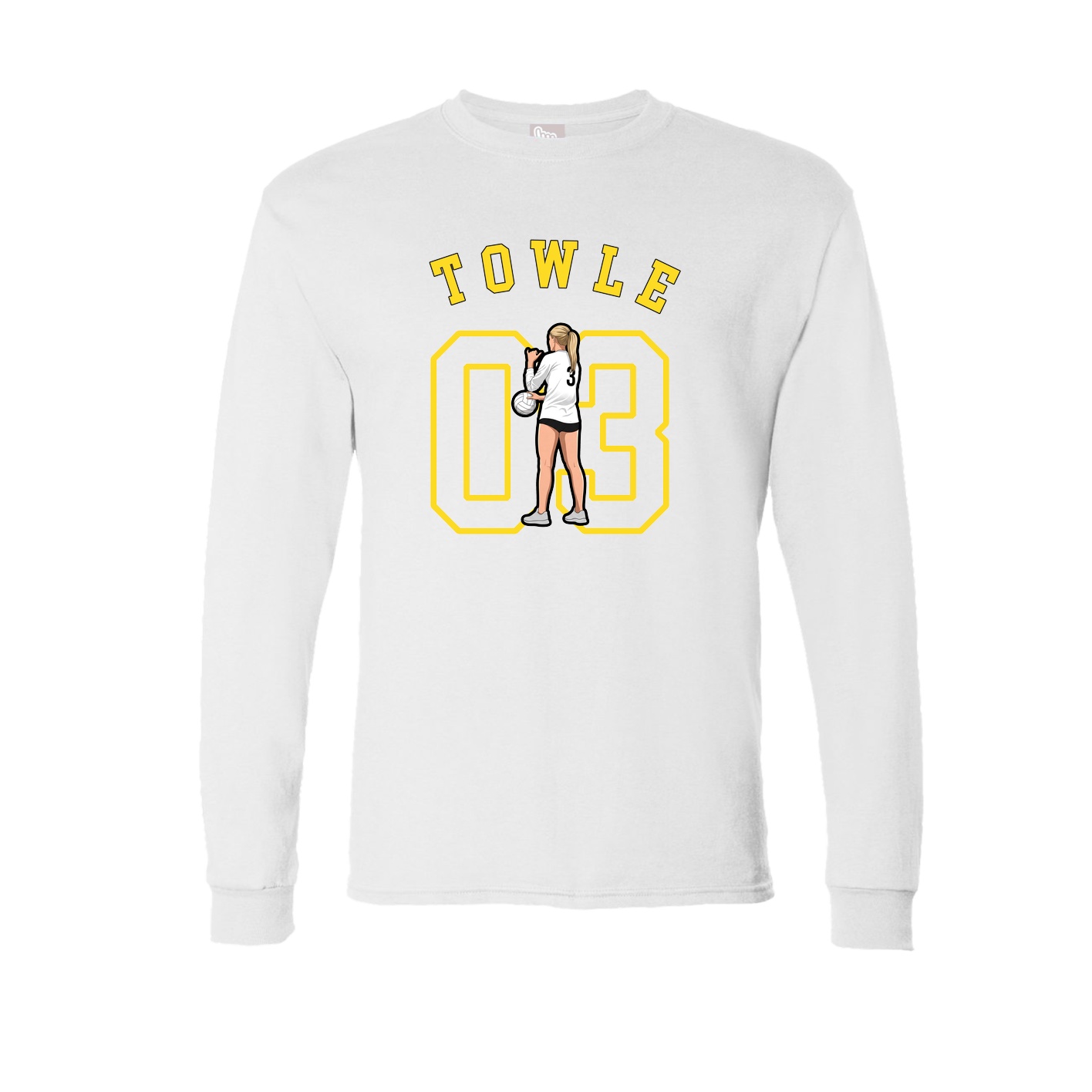 Long Sleeve Tee — Shirsey Arch in White