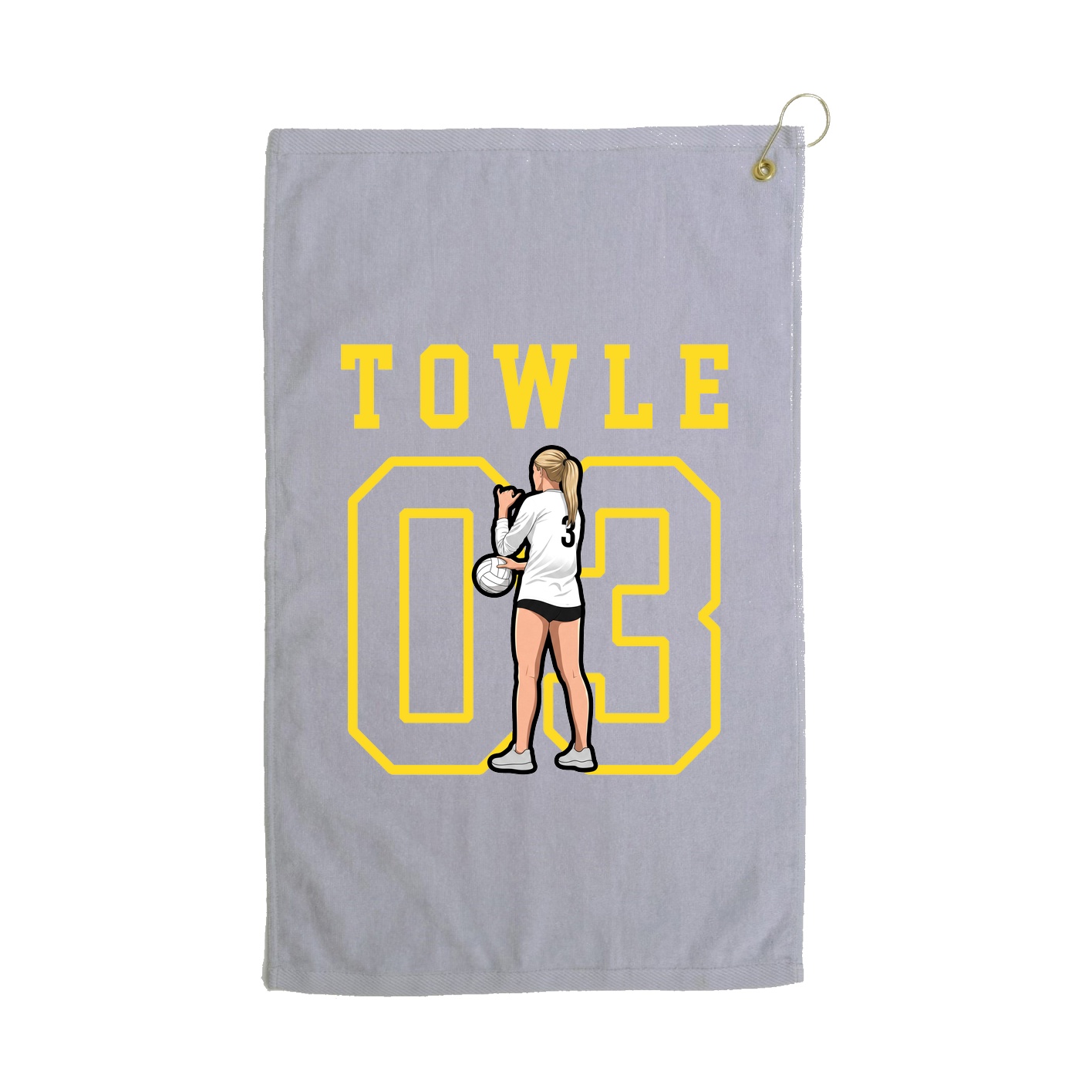 Golf Towel — Shirsey in Grey