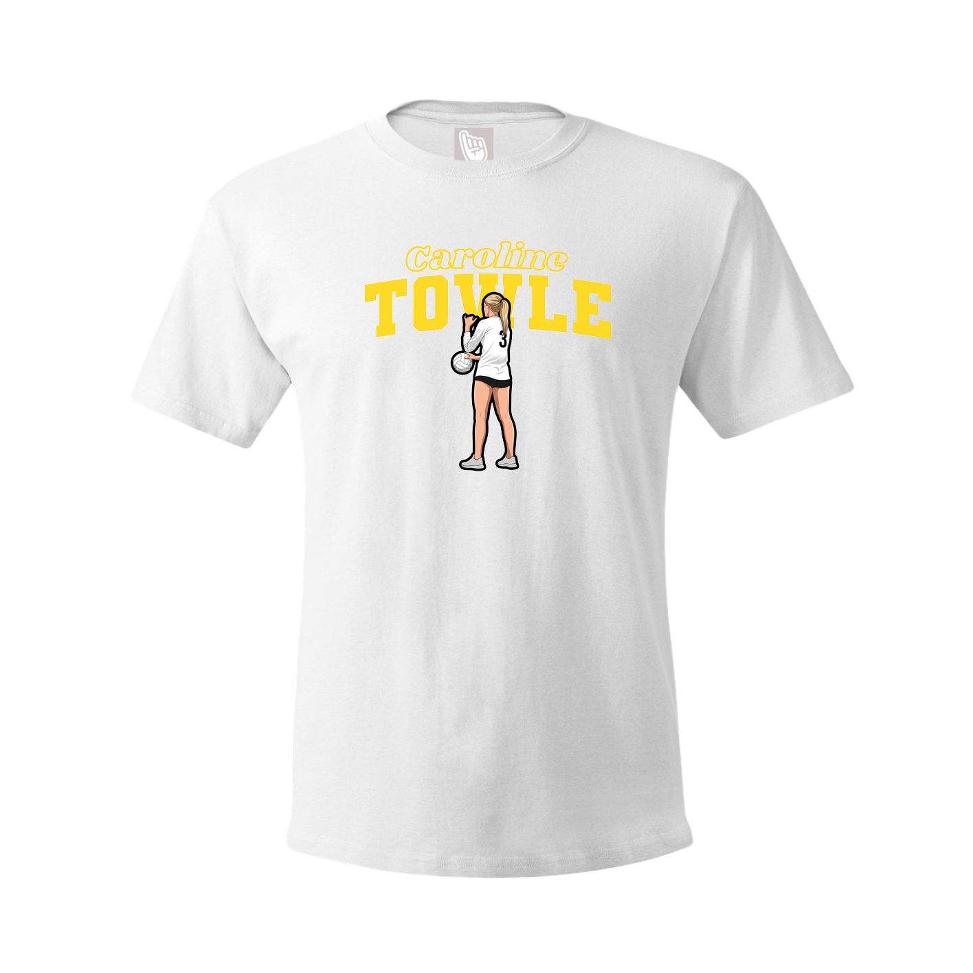Tee — Name Arch in White