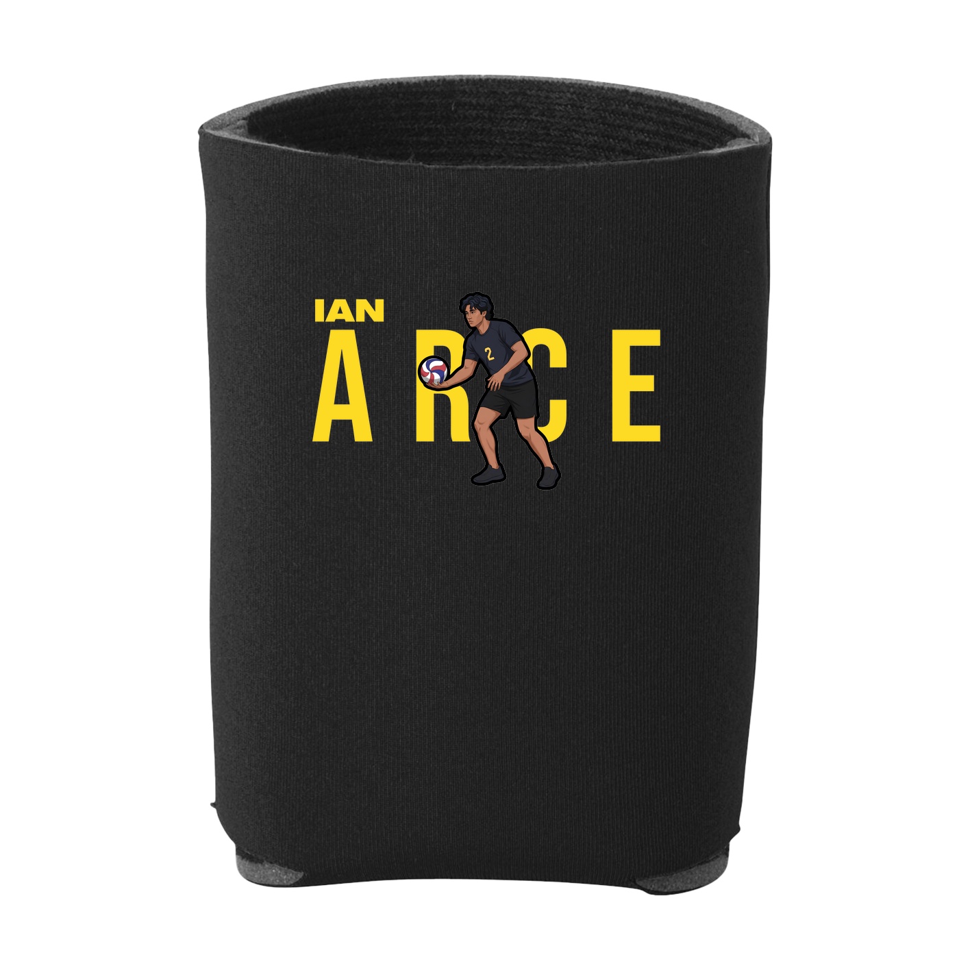 Can Holder — Player Name in Black