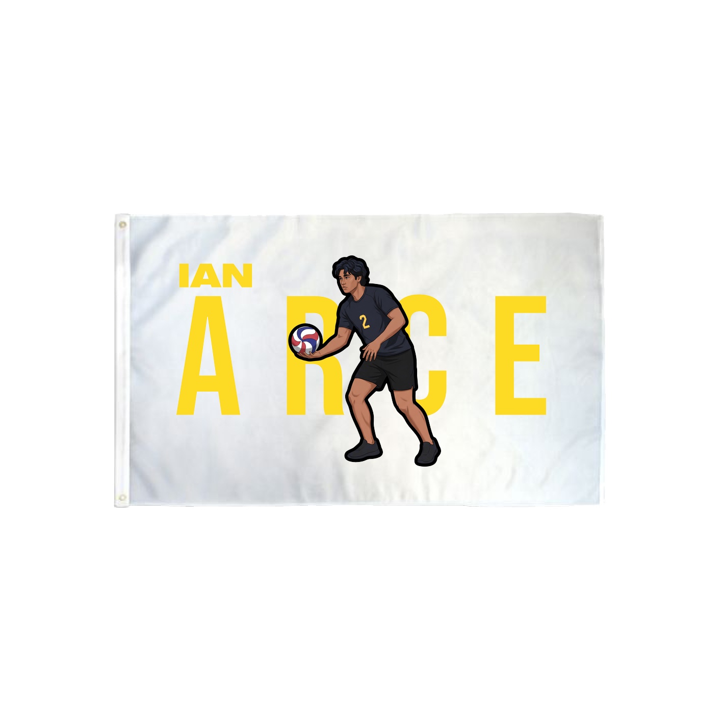 3x5 Flag — Player Name in Classic