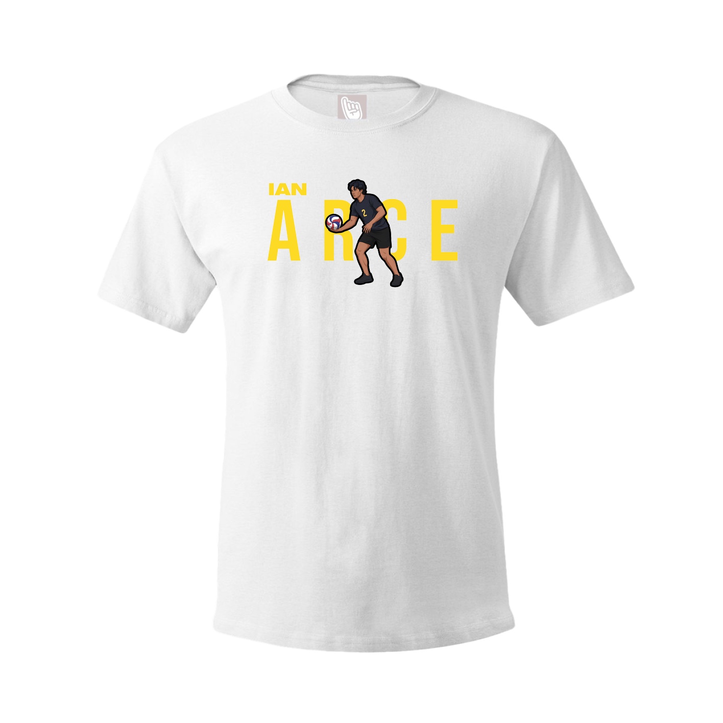 Youth Tee — Player Name in White