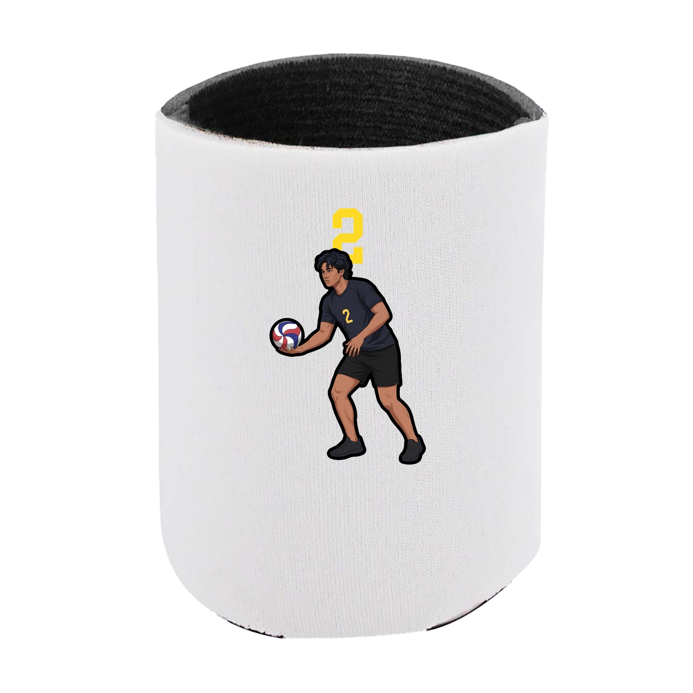 Can Holder — Number Top in White