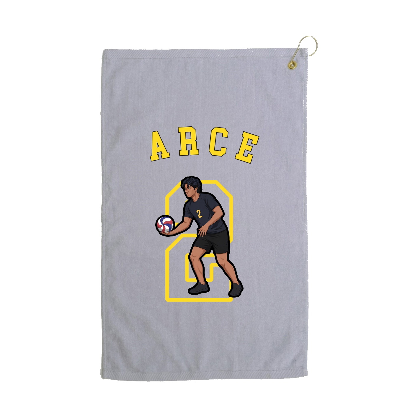 Golf Towel — Shirsey Arch in Grey