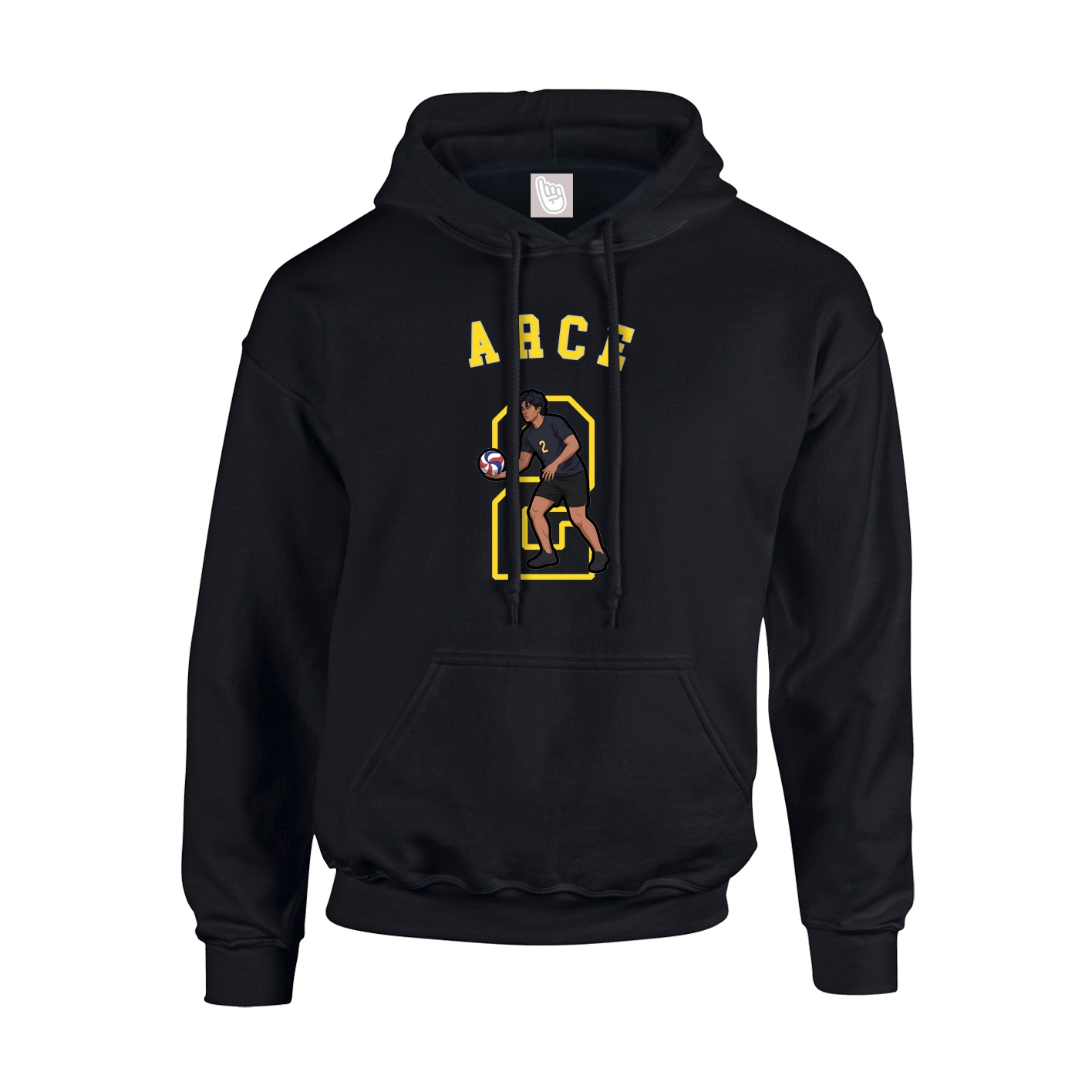 Hoodie — Shirsey Arch in Black