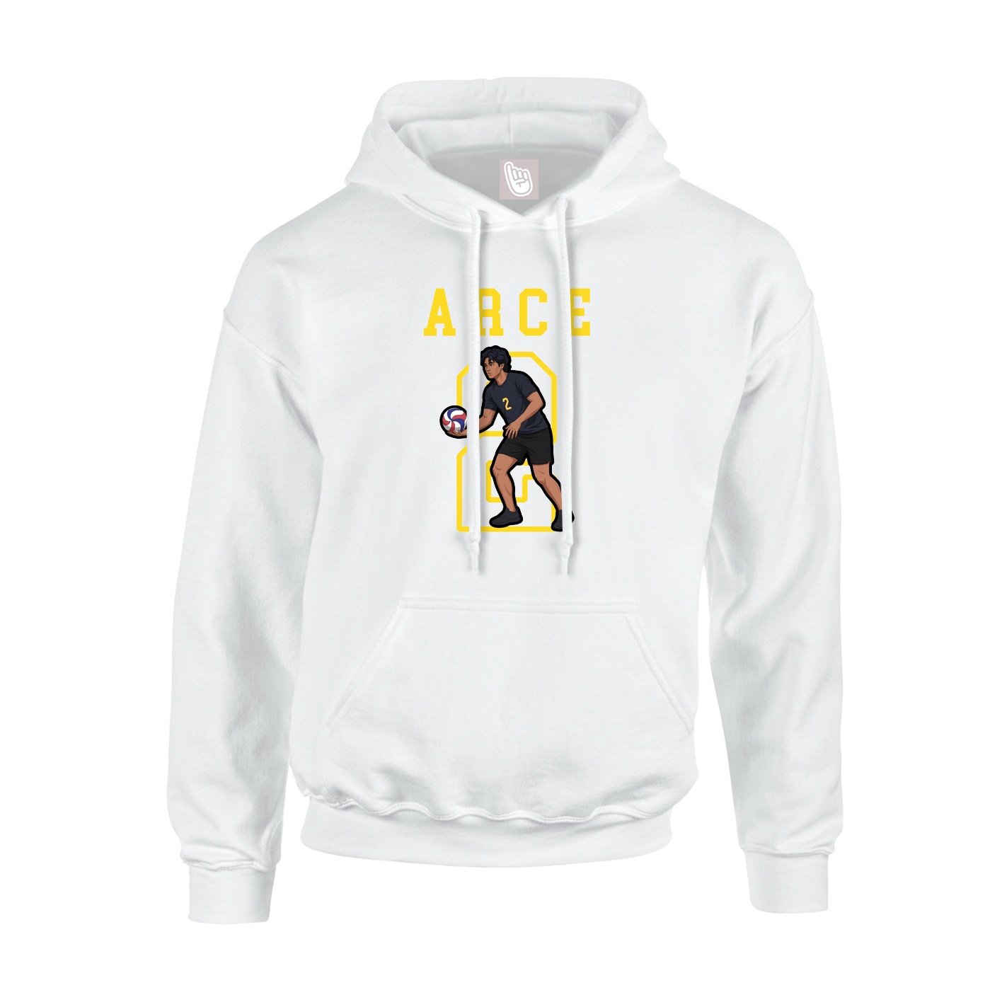Youth Hoodie — Shirsey in White