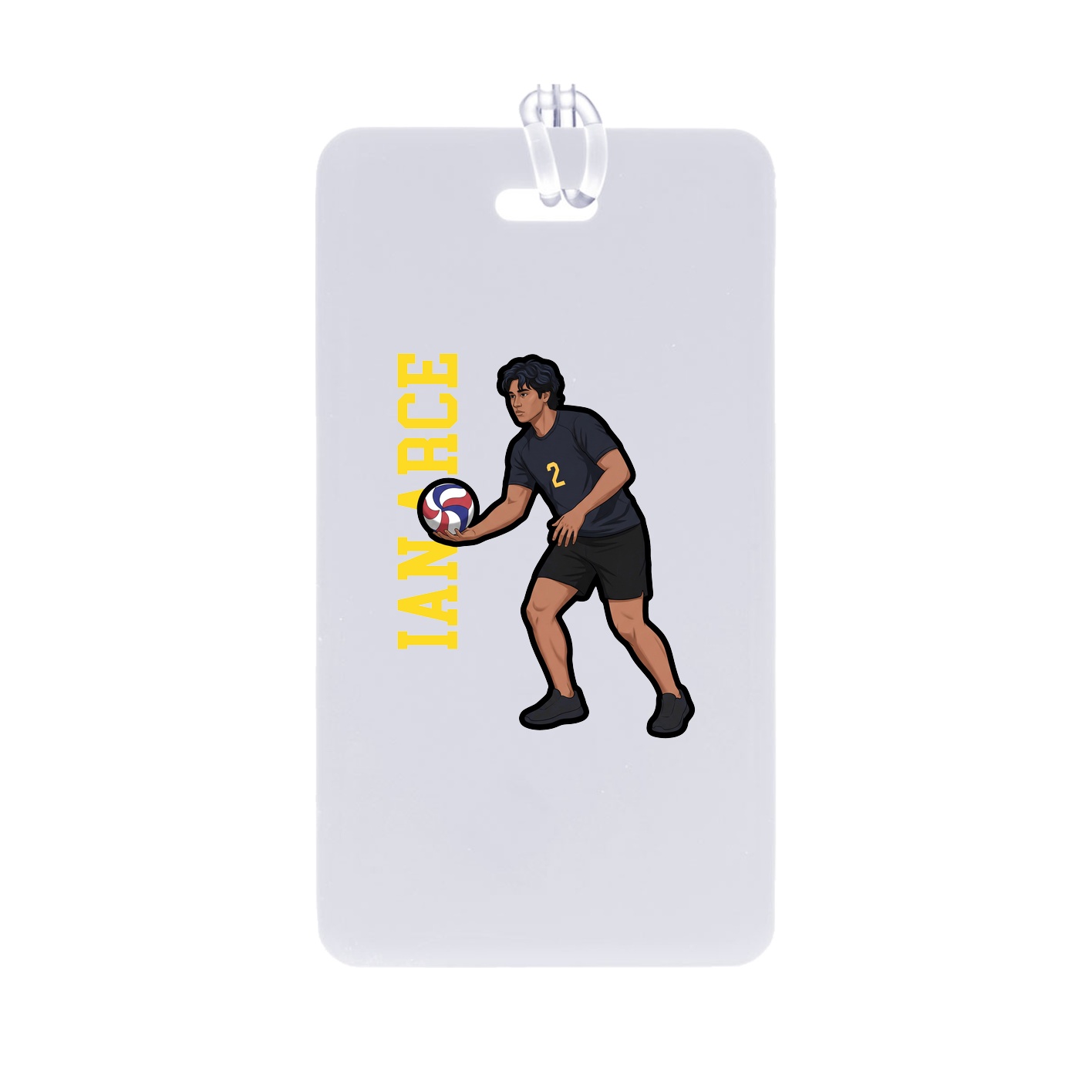Bag Tag — Name Vertical in Classic