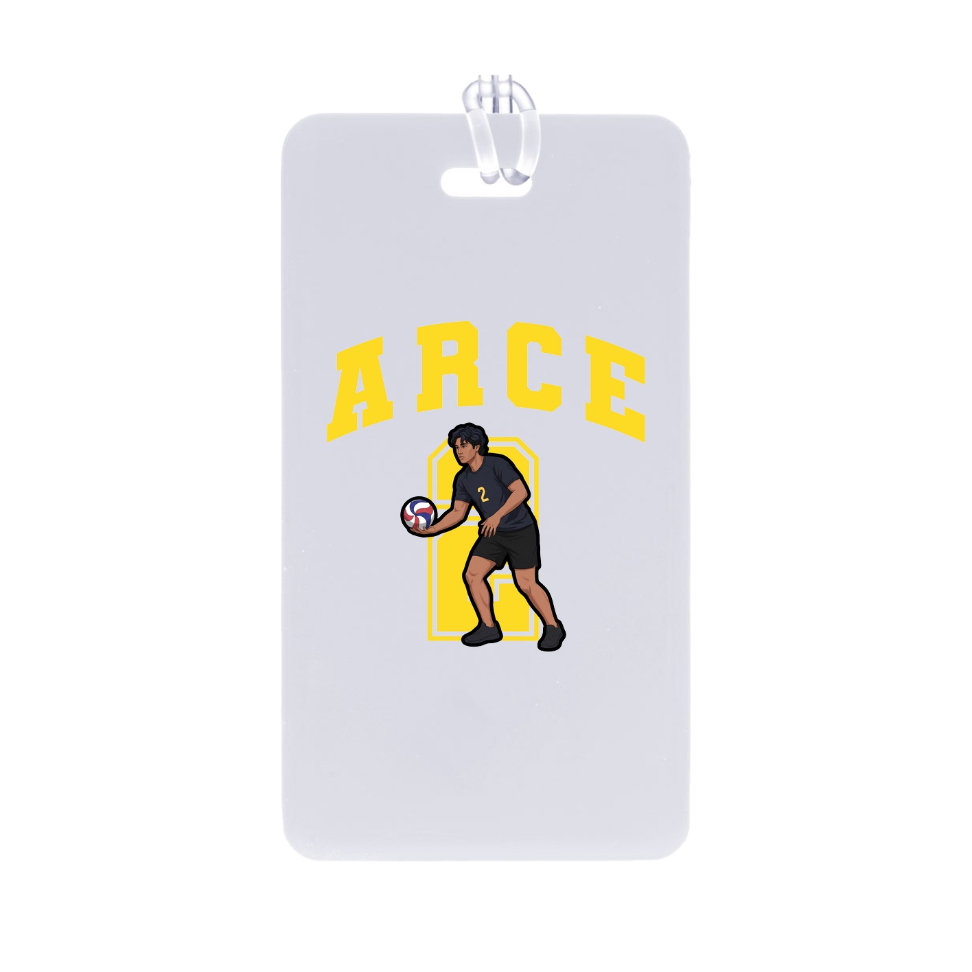 Bag Tag — Number in Classic
