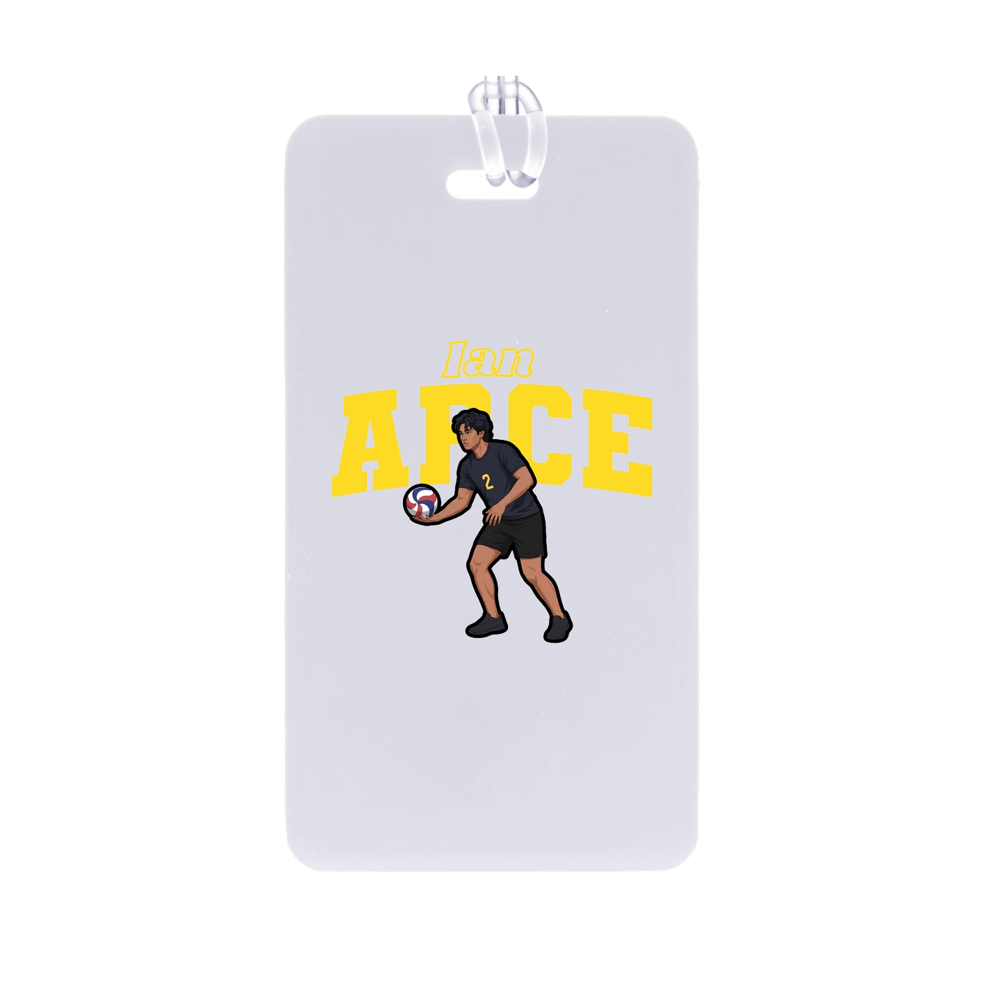 Bag Tag — Name Arch in Classic