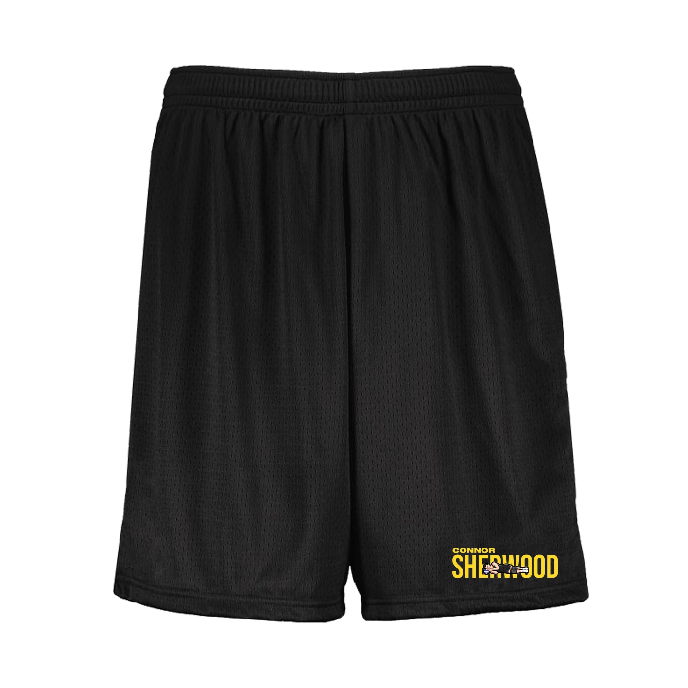 Shorts — Player Name in Black