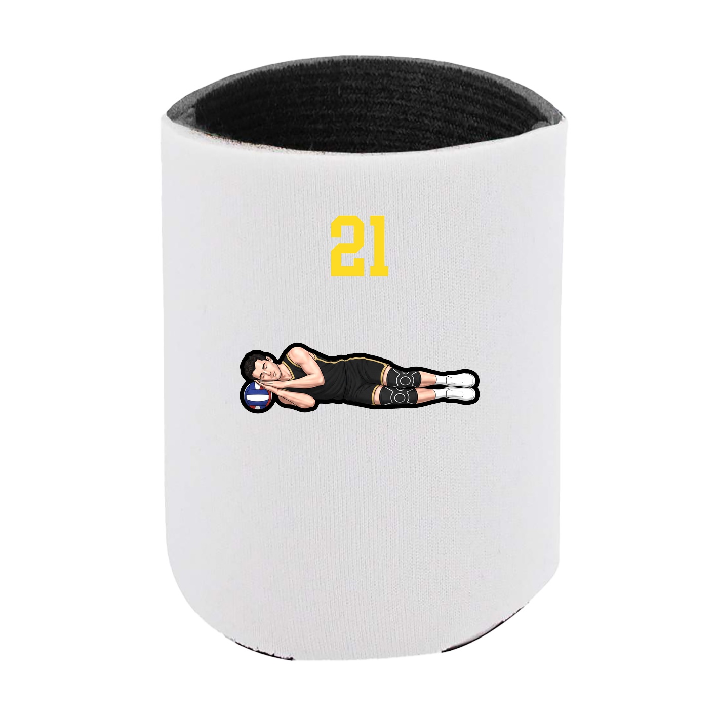 Can Holder — Number Top in White