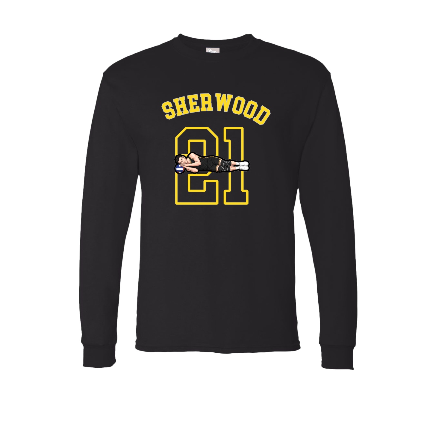 Long Sleeve Tee — Shirsey Arch in Black