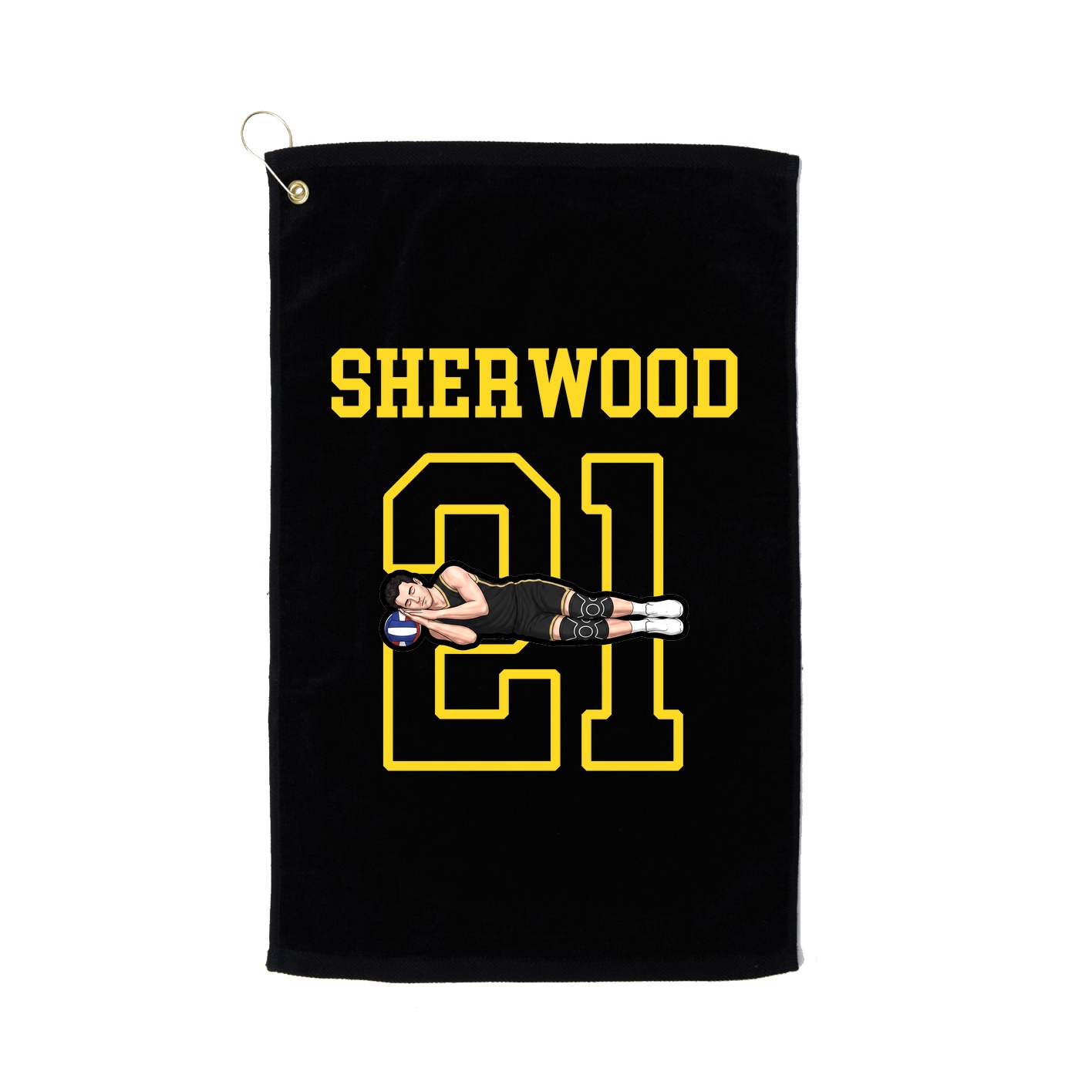 Golf Towel — Shirsey in Black