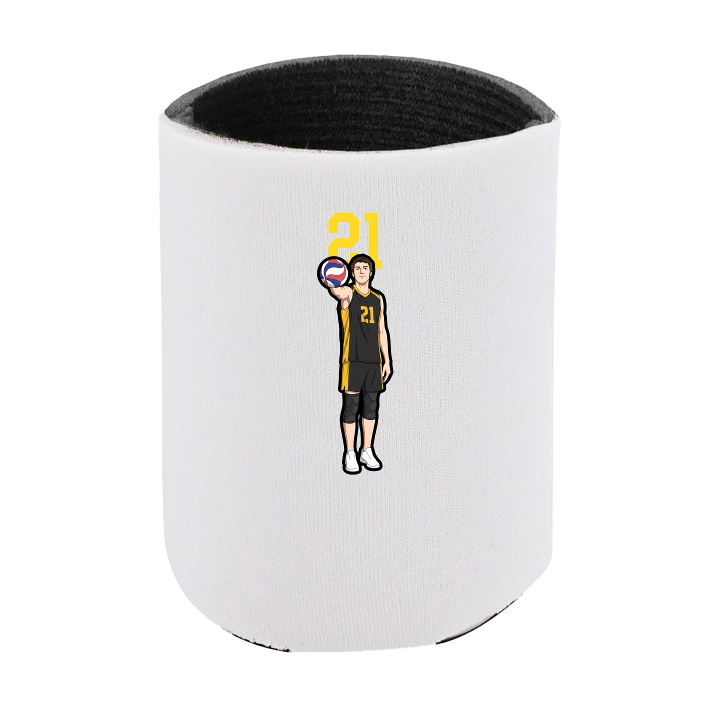 Can Holder — Number Top in White