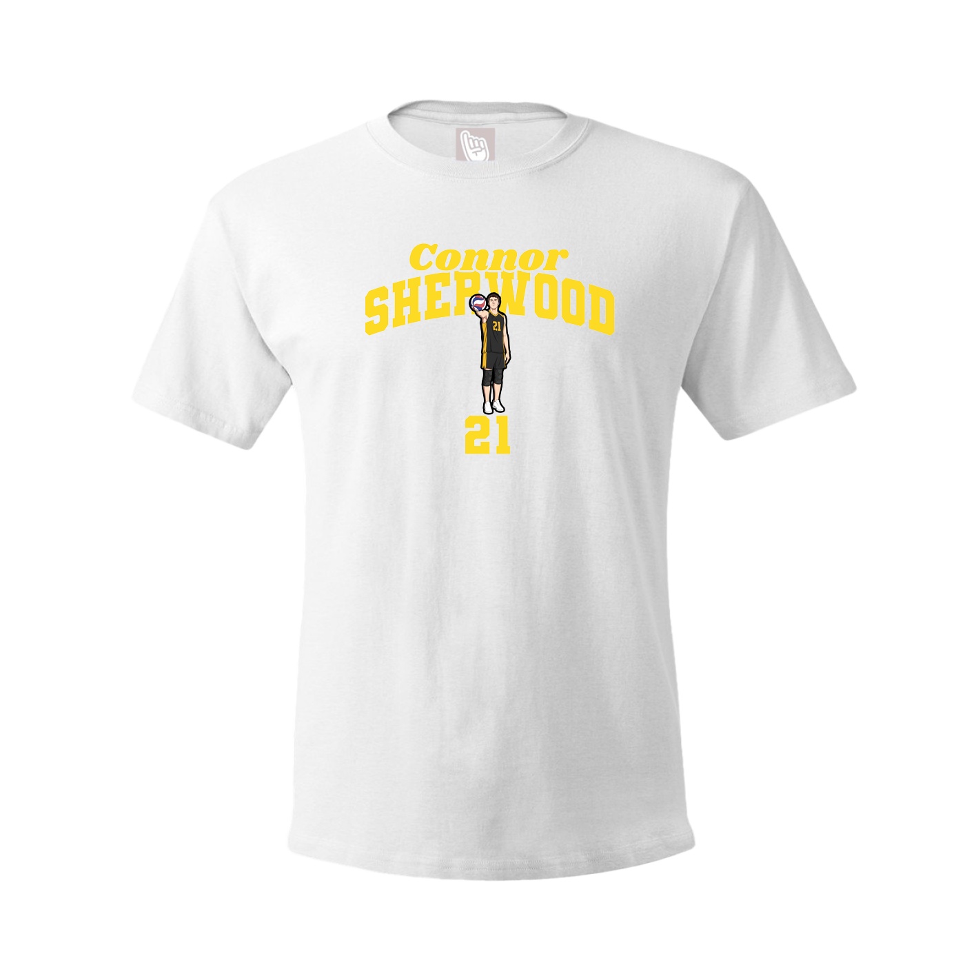 Youth Tee — Signature Arch in White