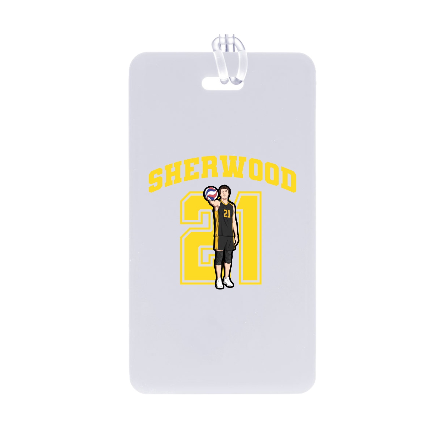 Bag Tag — Number in Classic