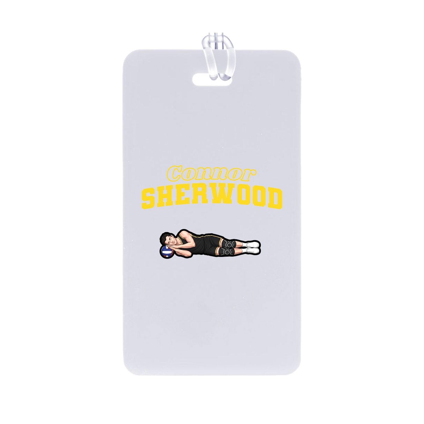 Bag Tag — Name Arch in Classic
