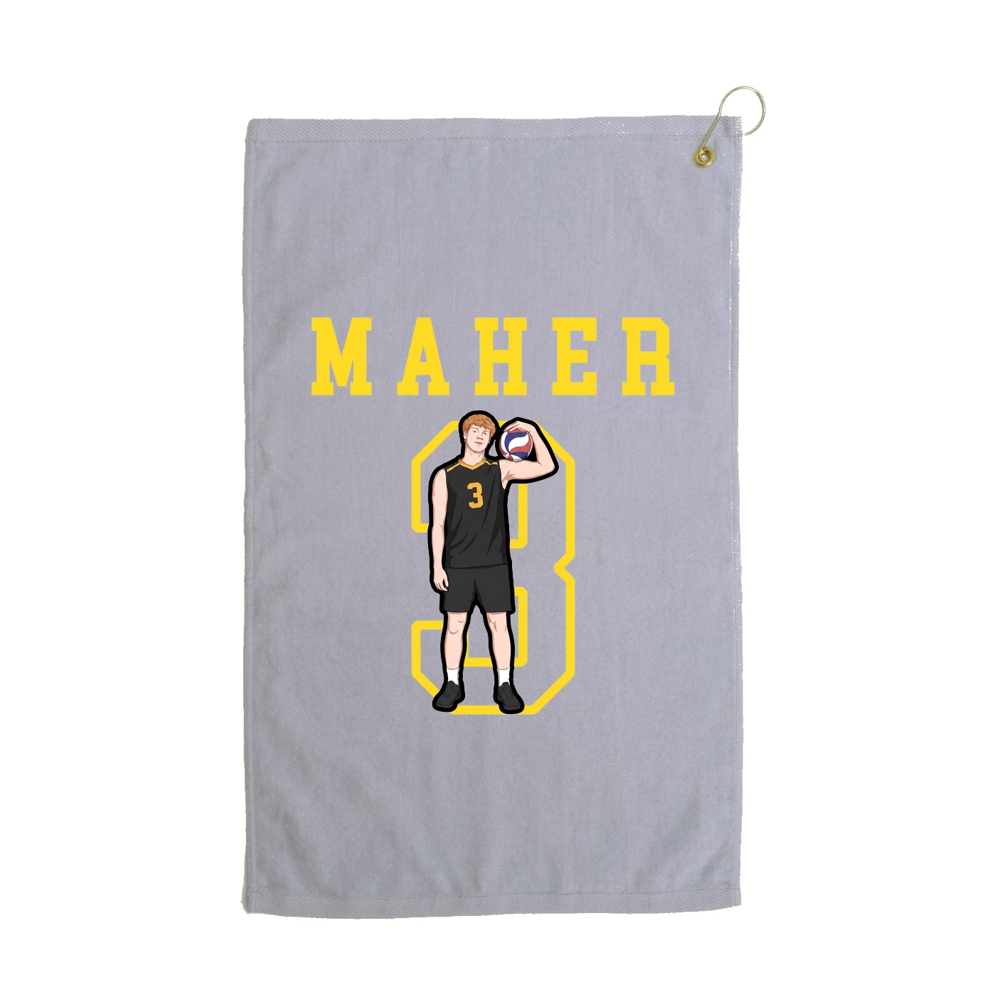 Golf Towel — Shirsey in Grey
