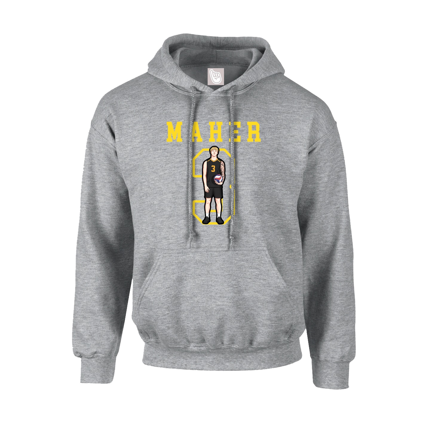 Hoodie — Shirsey in Grey