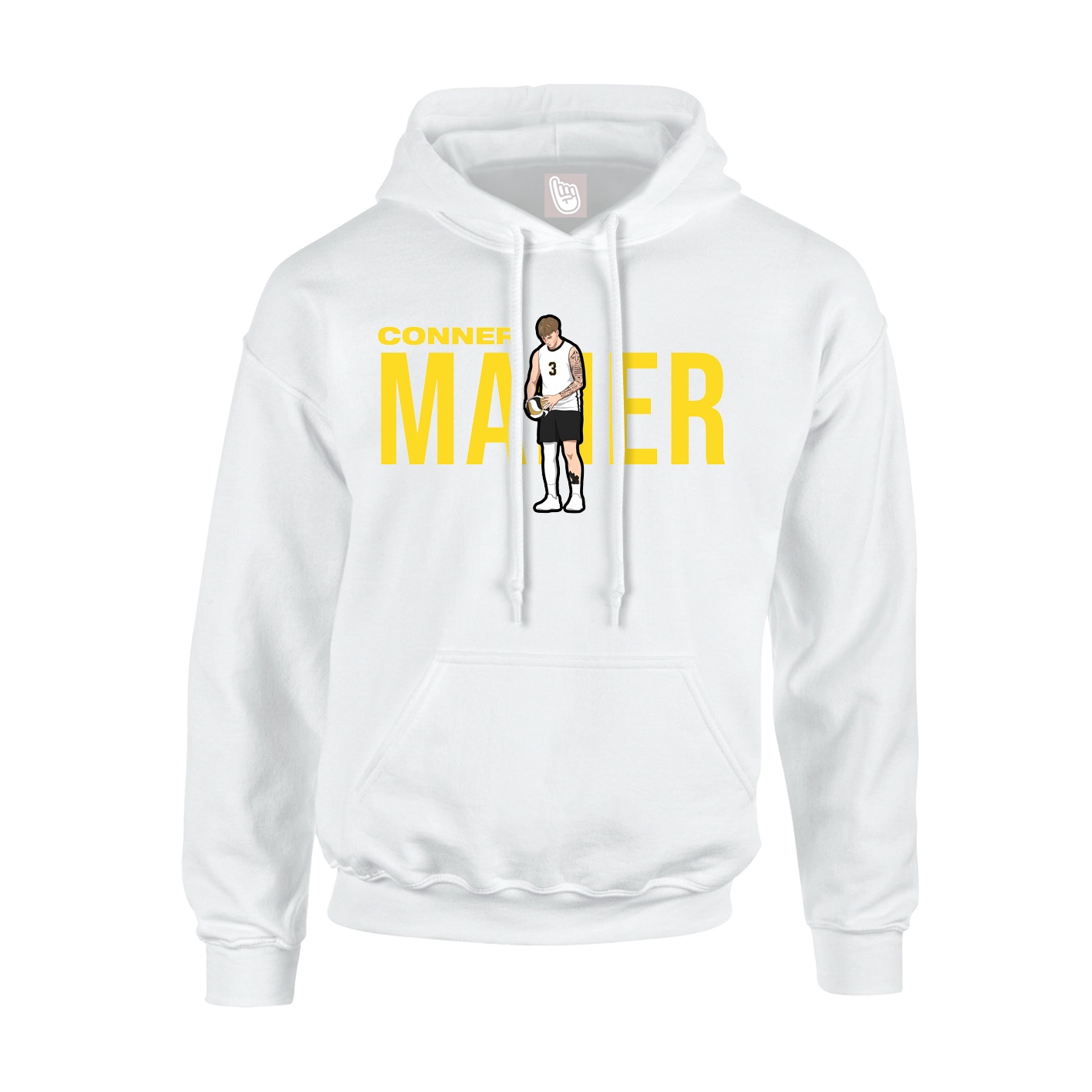 Hoodie — Player Name in White