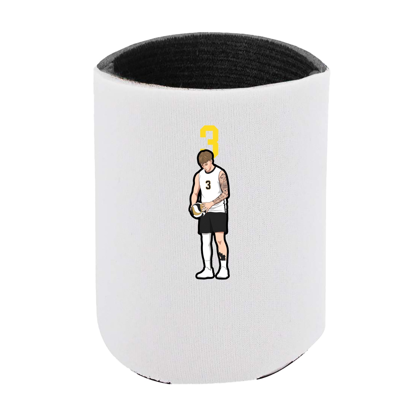 Can Holder — Number Top in White