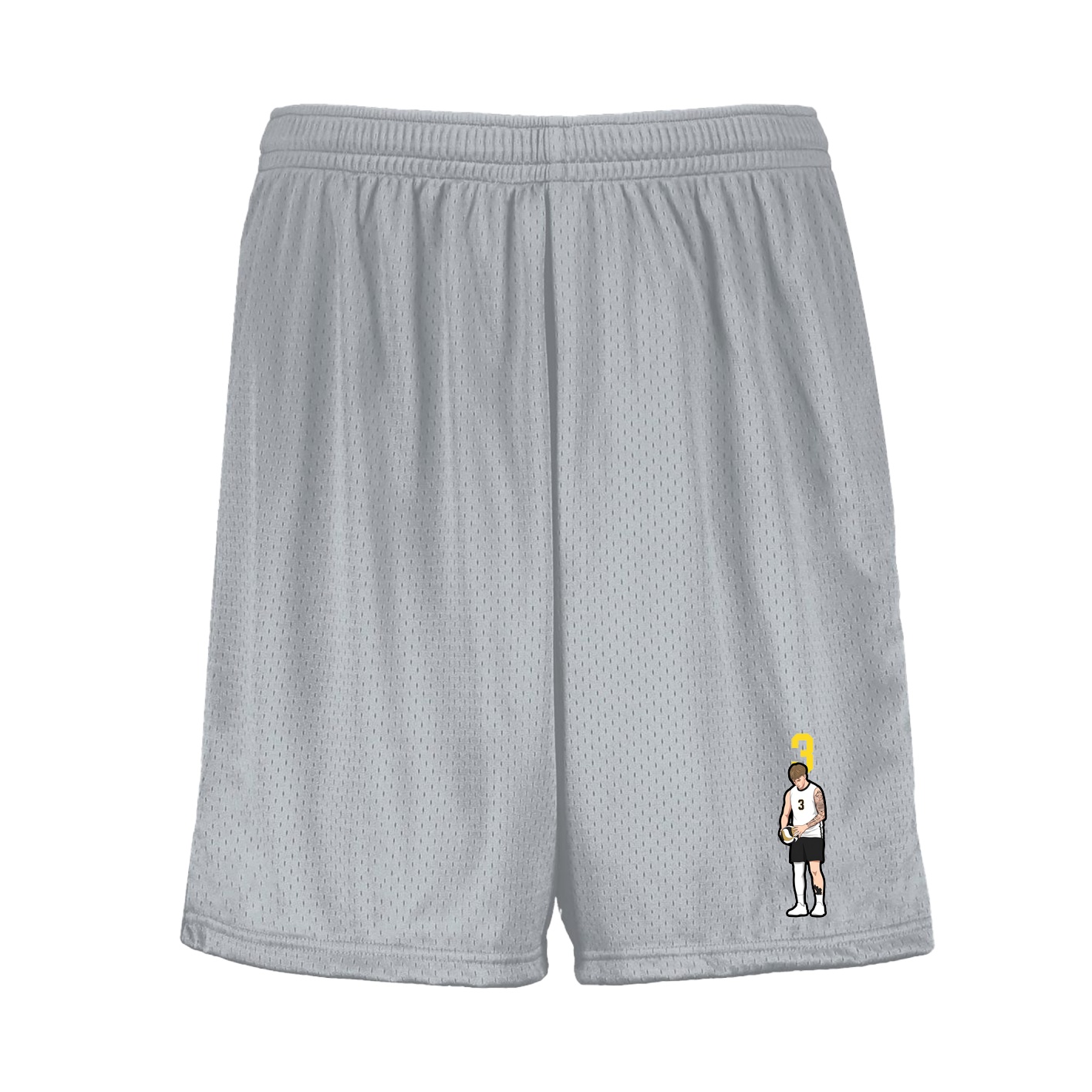 Shorts — Number Top in Silver