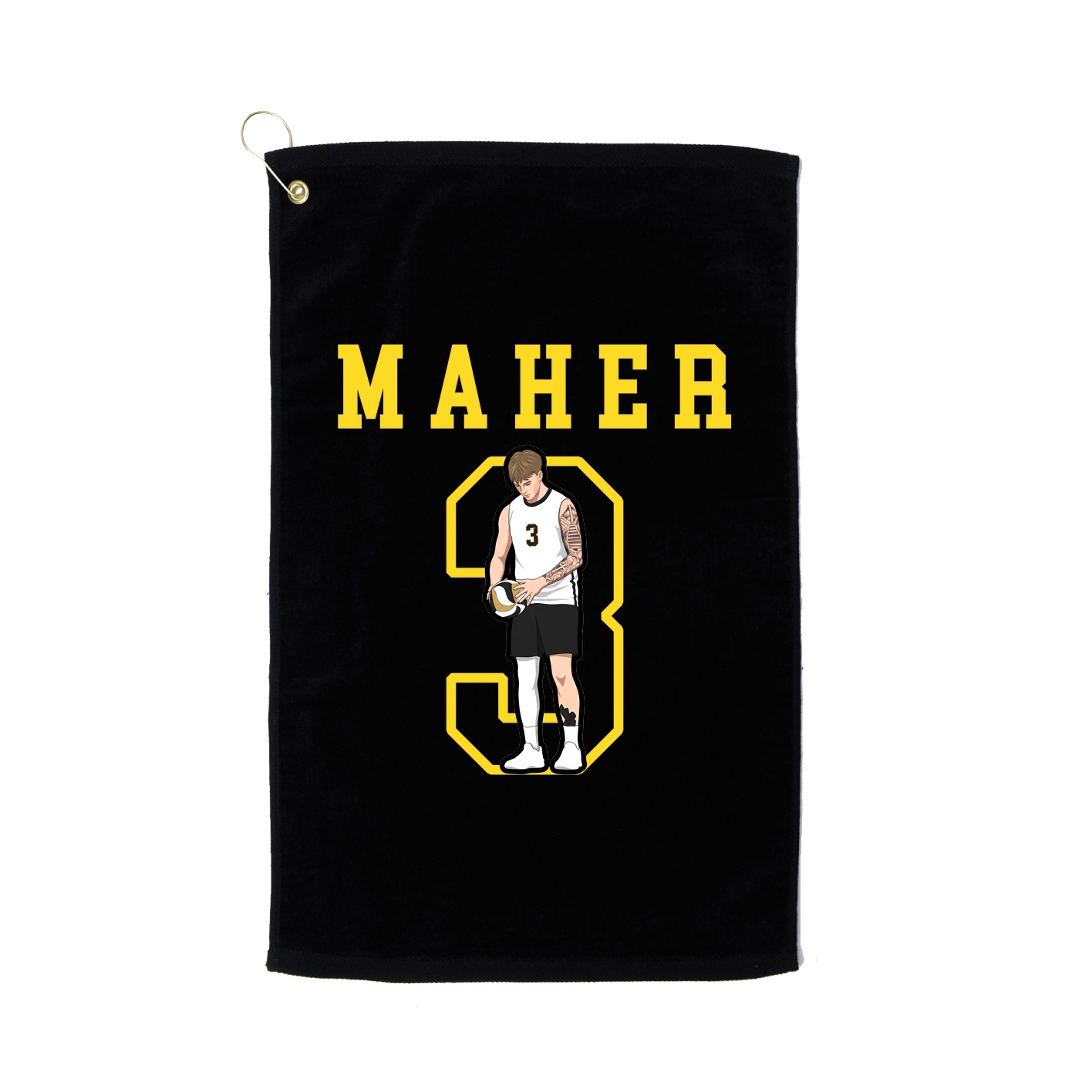 Golf Towel — Shirsey in Black
