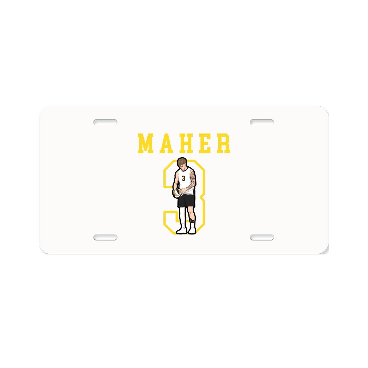 License Plate — Shirsey in Classic