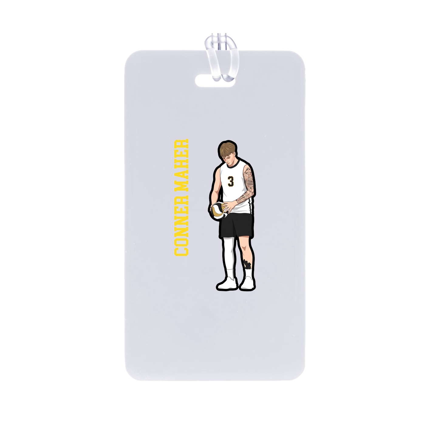Bag Tag — Name Vertical in Classic